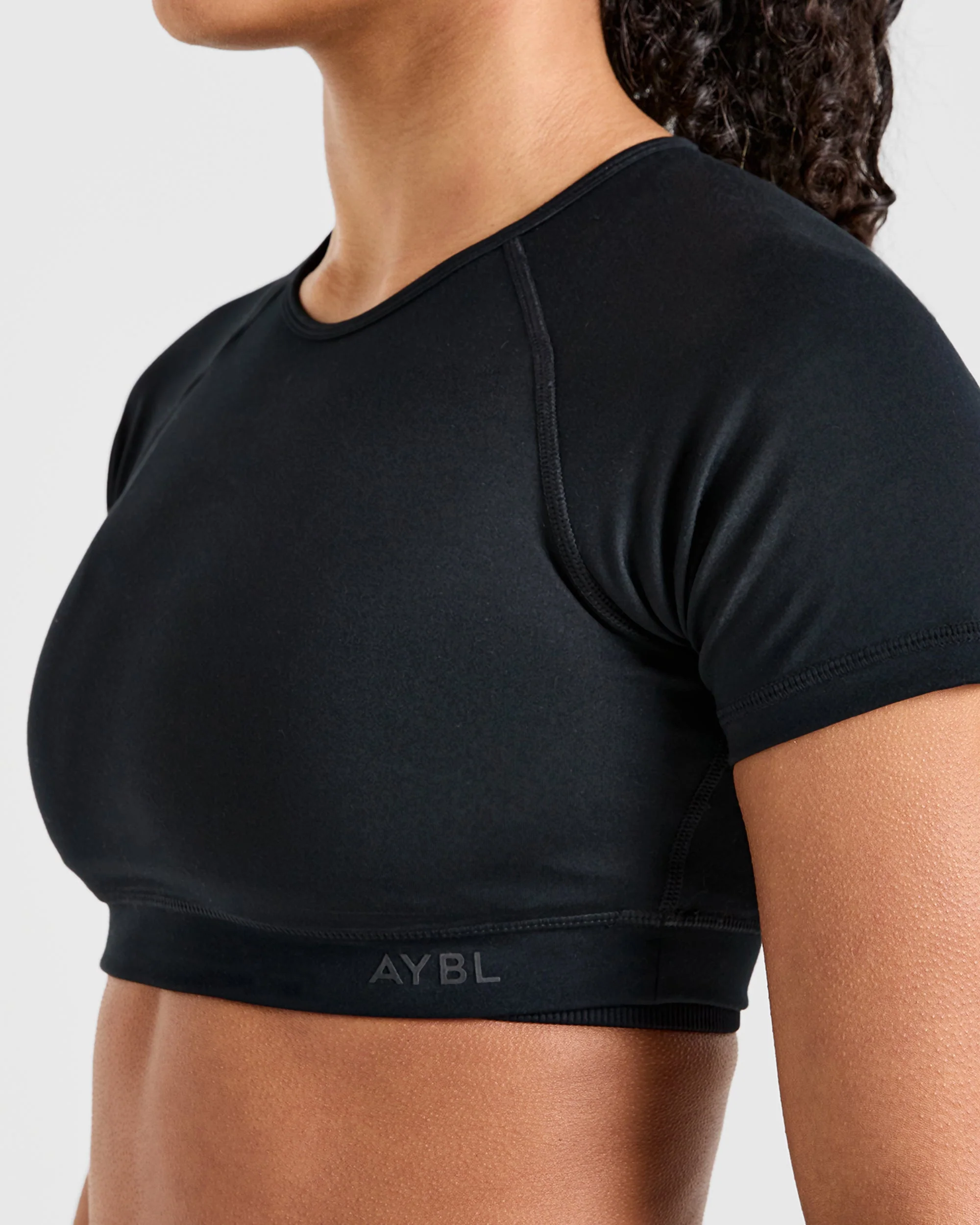 Staple Crop Top - Noir - Image 5