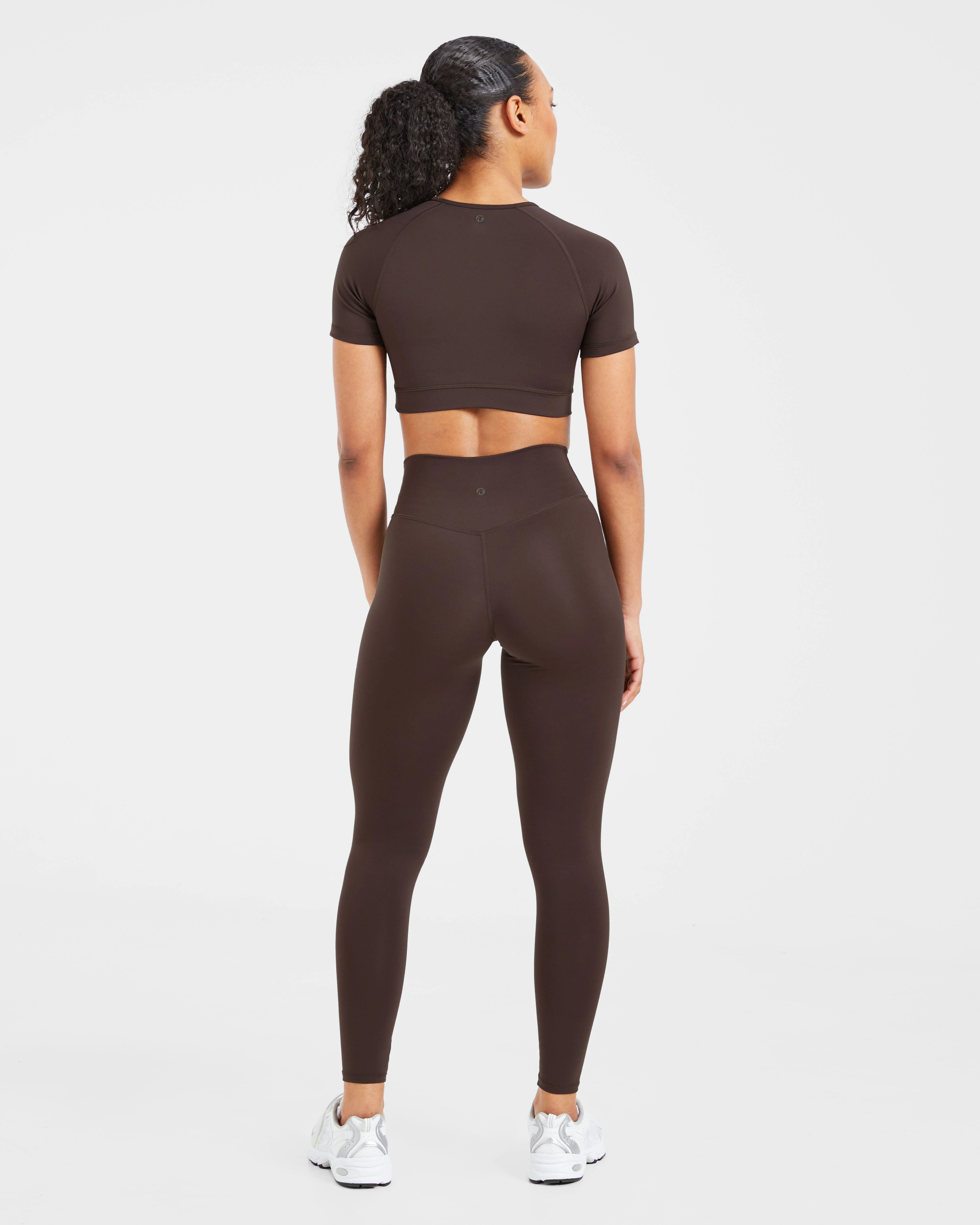 Staple Crop Top - Coffee Brun - Image 3