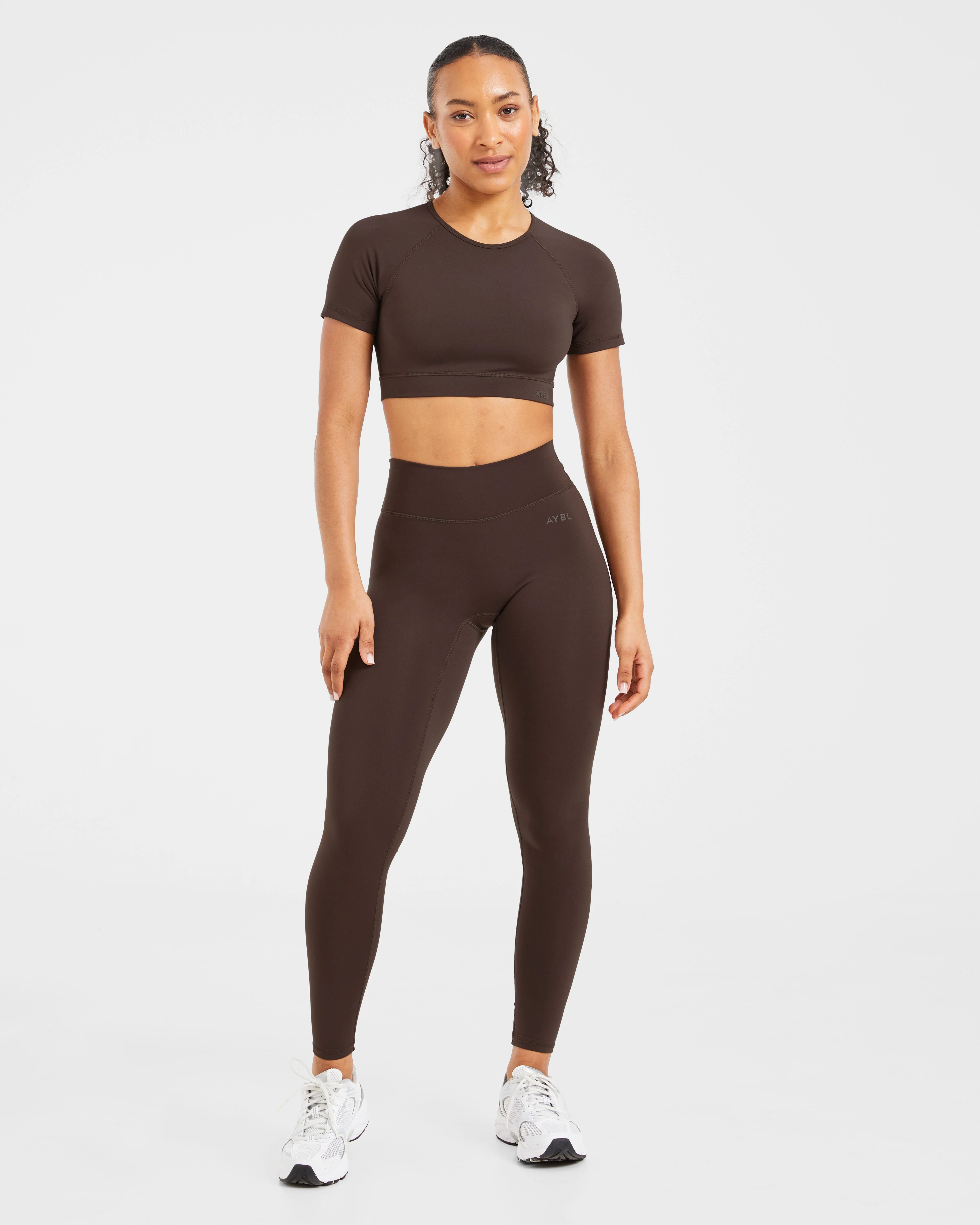 Staple Crop Top - Coffee Brun - Image 4