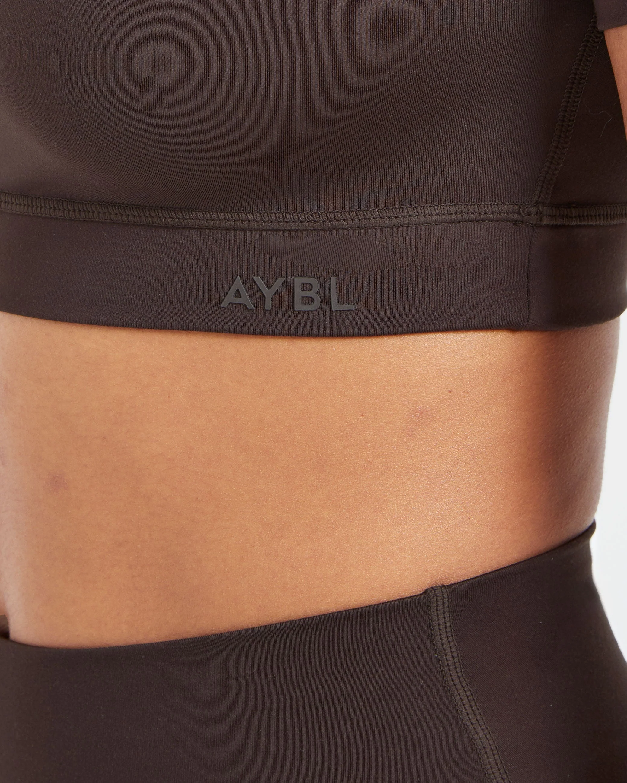 Staple Crop Top - Coffee Brun - Image 5