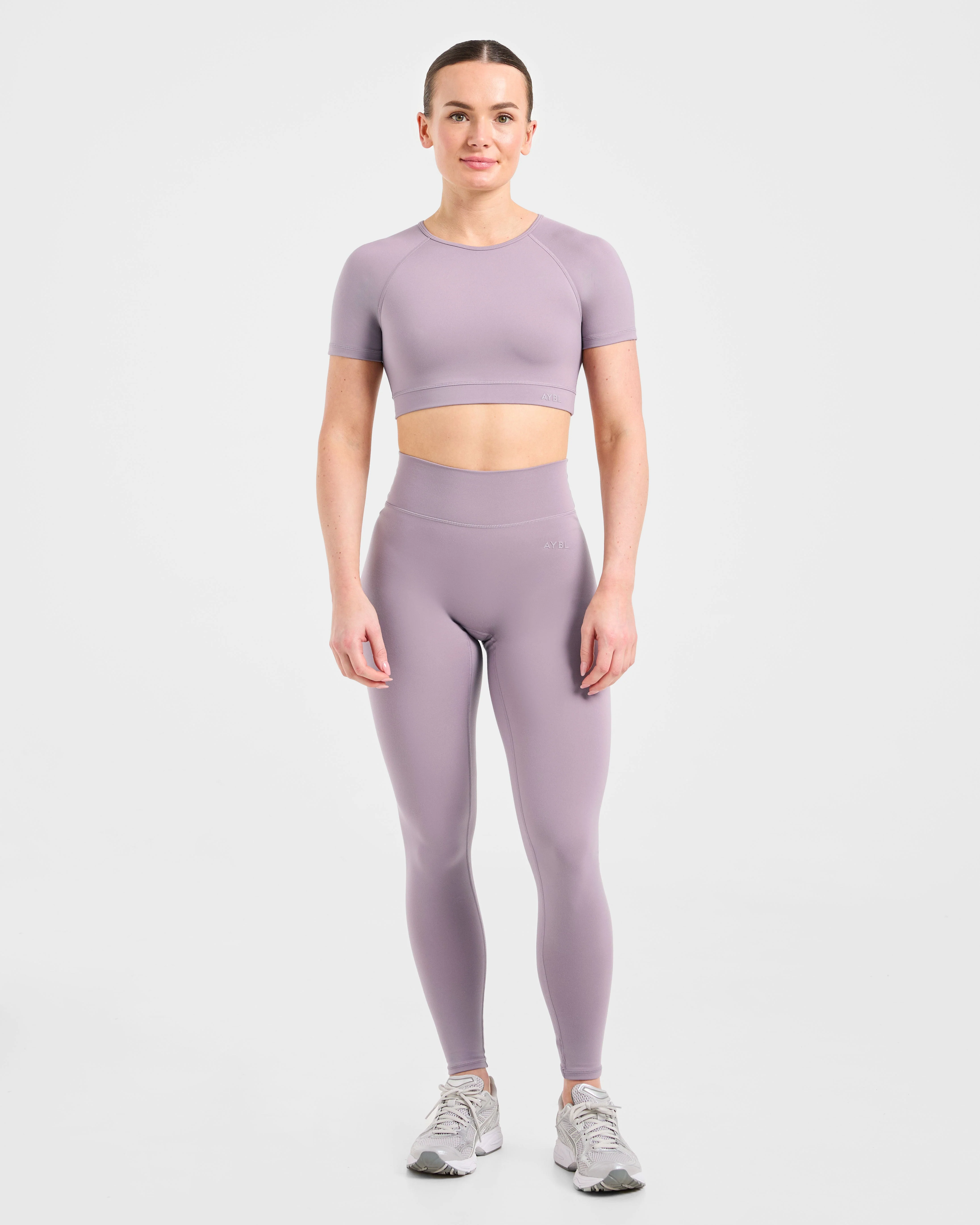 Staple Crop Top - Mauve Violet - Image 3