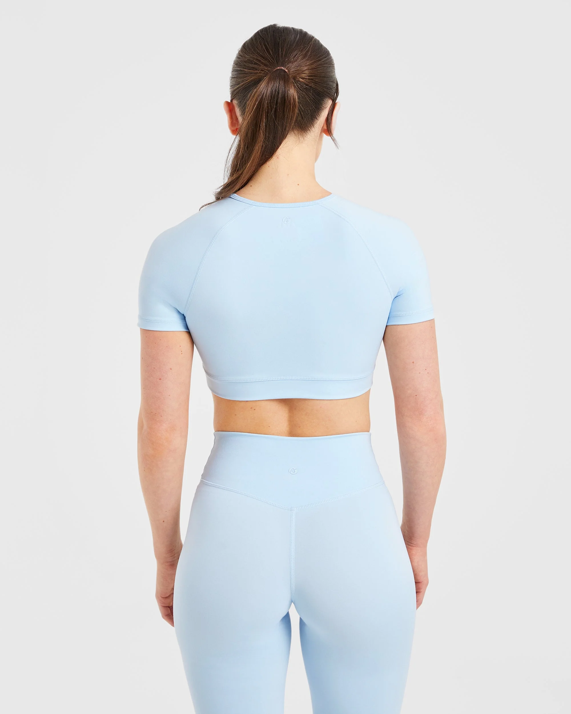 Staple Crop Top - Pastel Bleu - Image 2