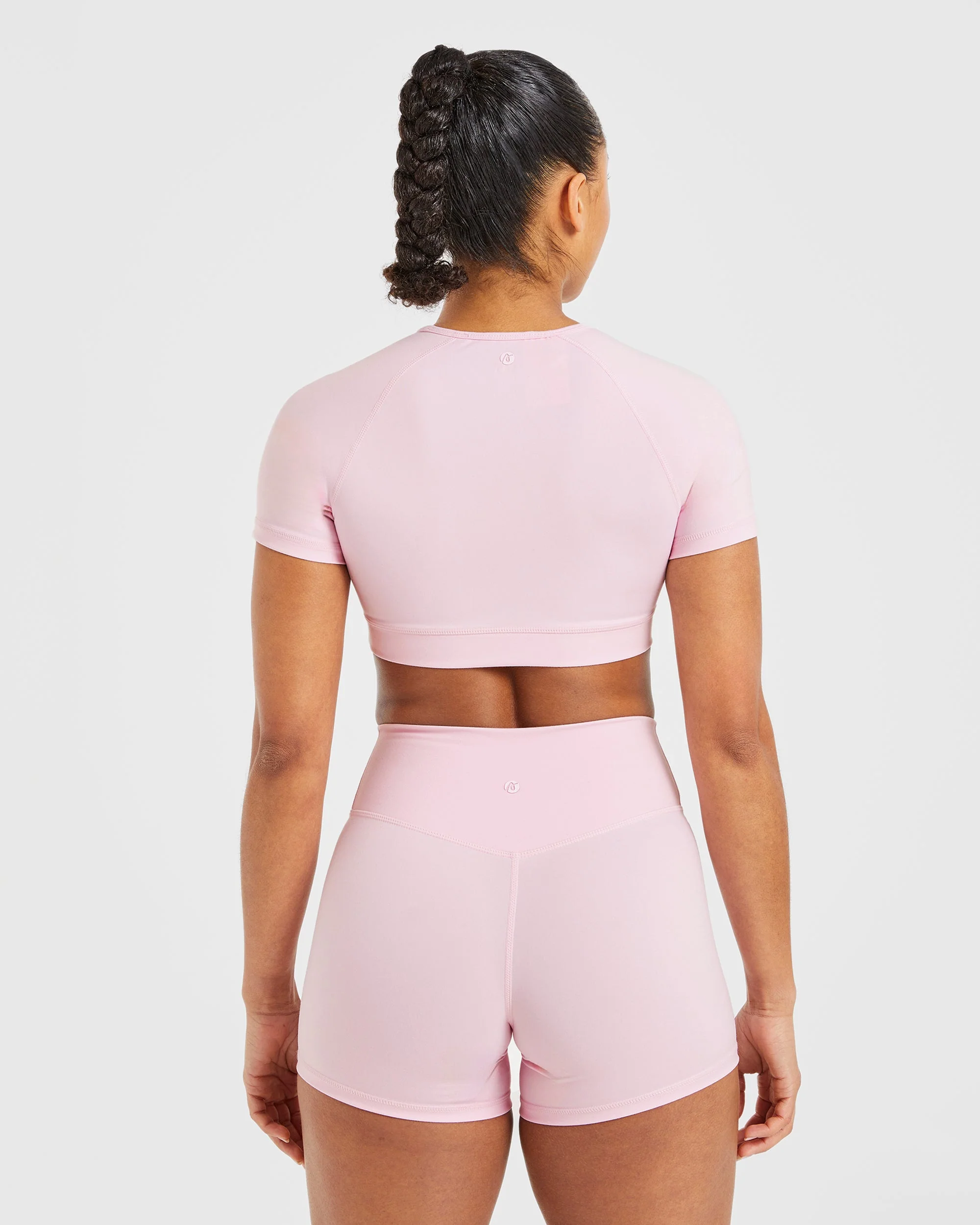 Staple Crop Top - Pastel Rose - Image 2
