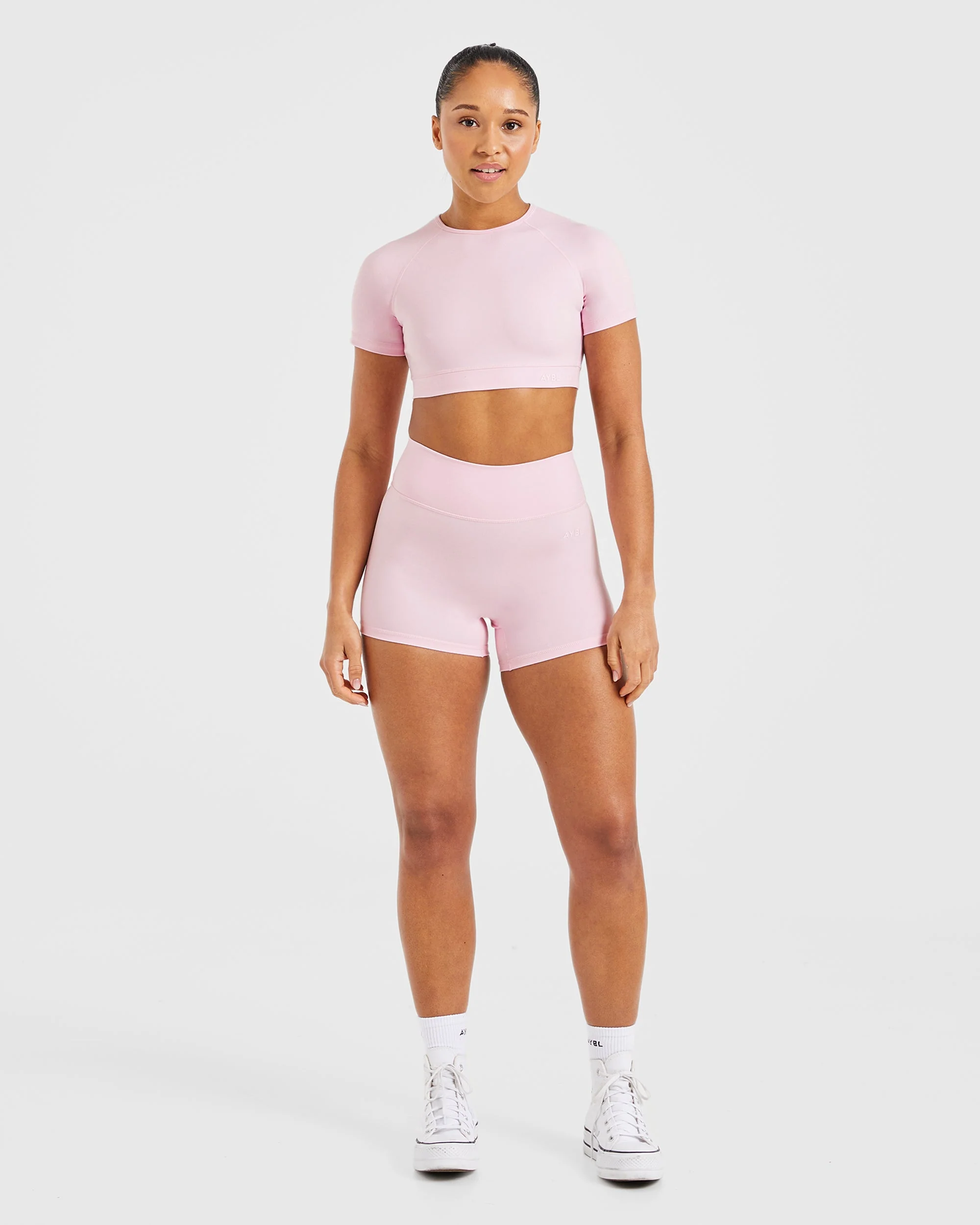 Staple Crop Top - Pastel Rose - Image 3