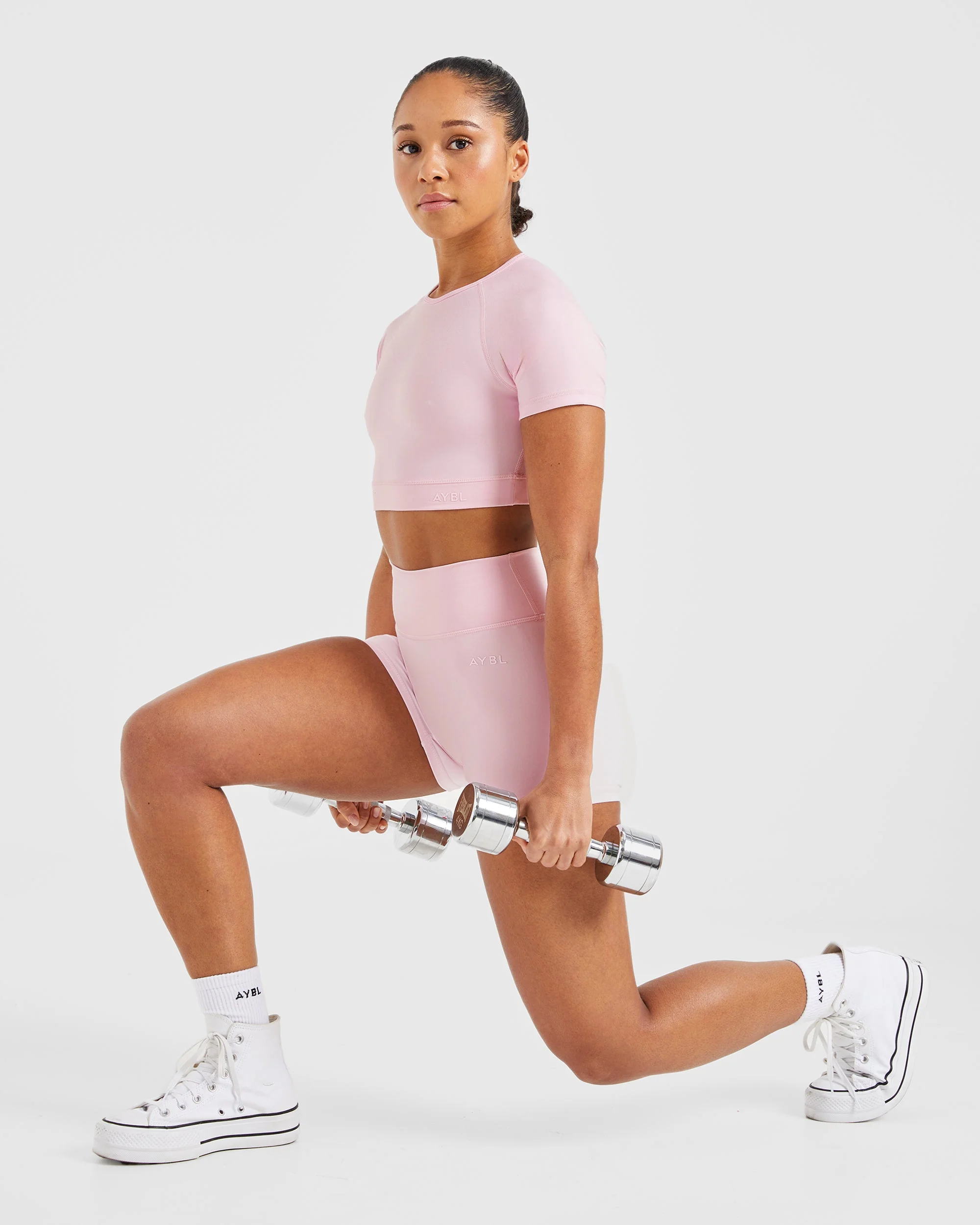 Staple Crop Top - Pastel Rose - Image 7