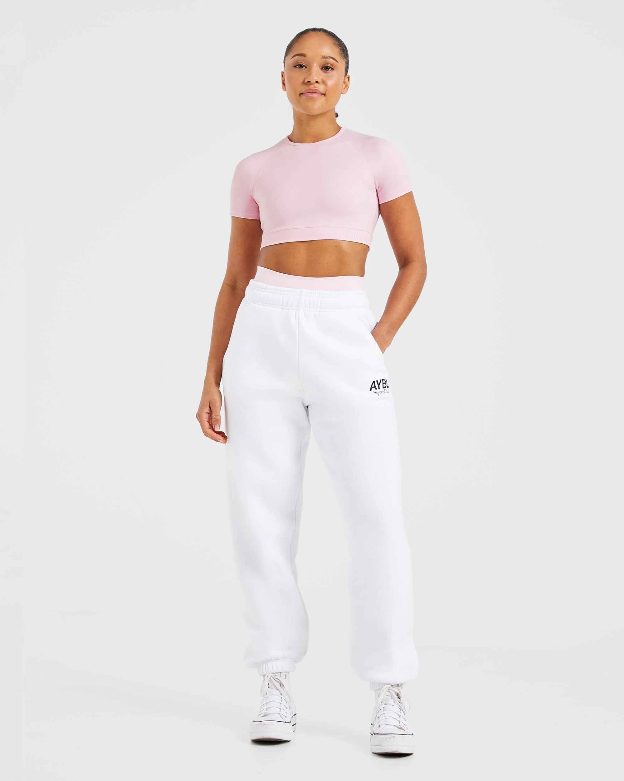 Staple Crop Top - Pastel Rose - Image 8