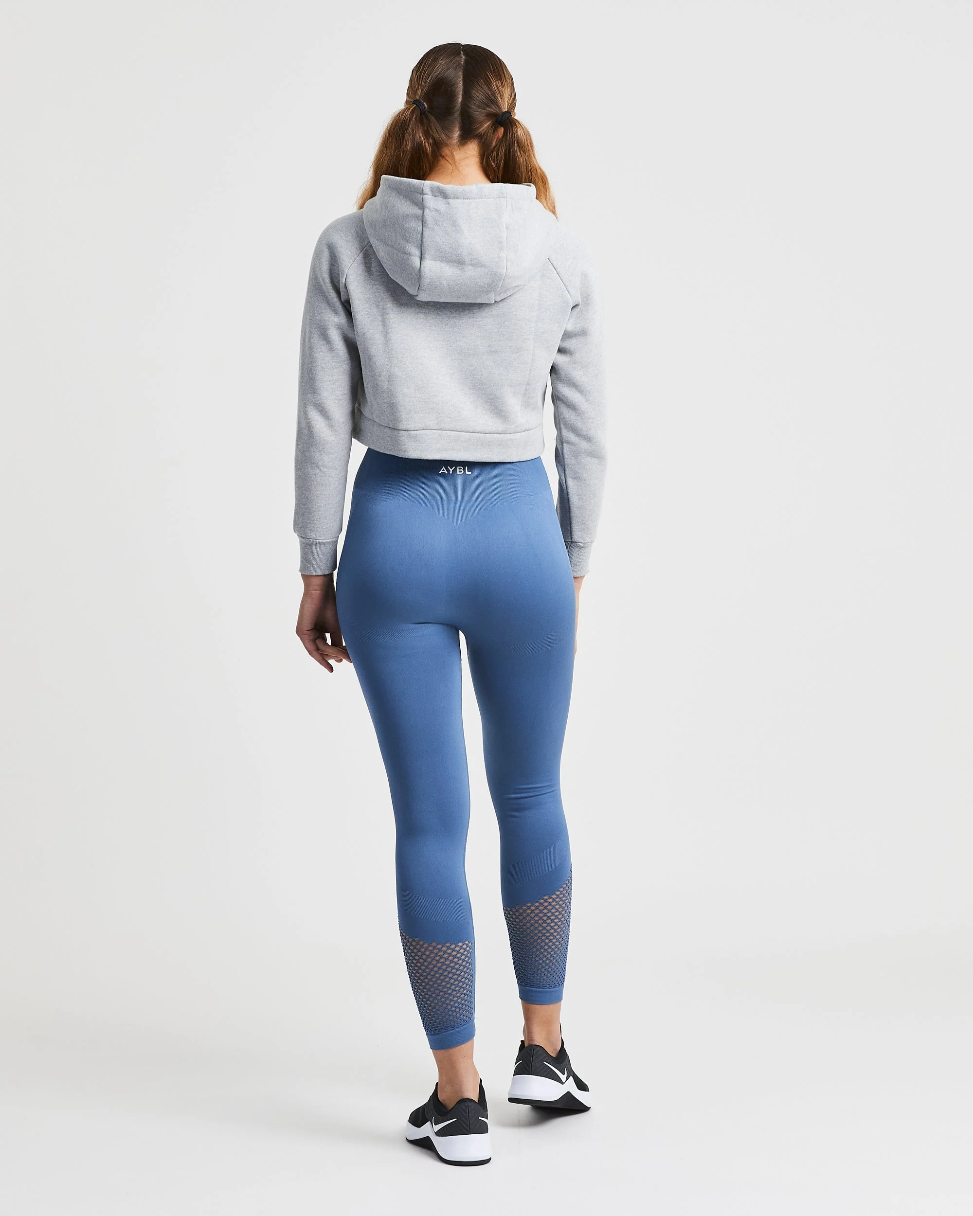 Staple Crop Hoodie - Light Gris - Image 4