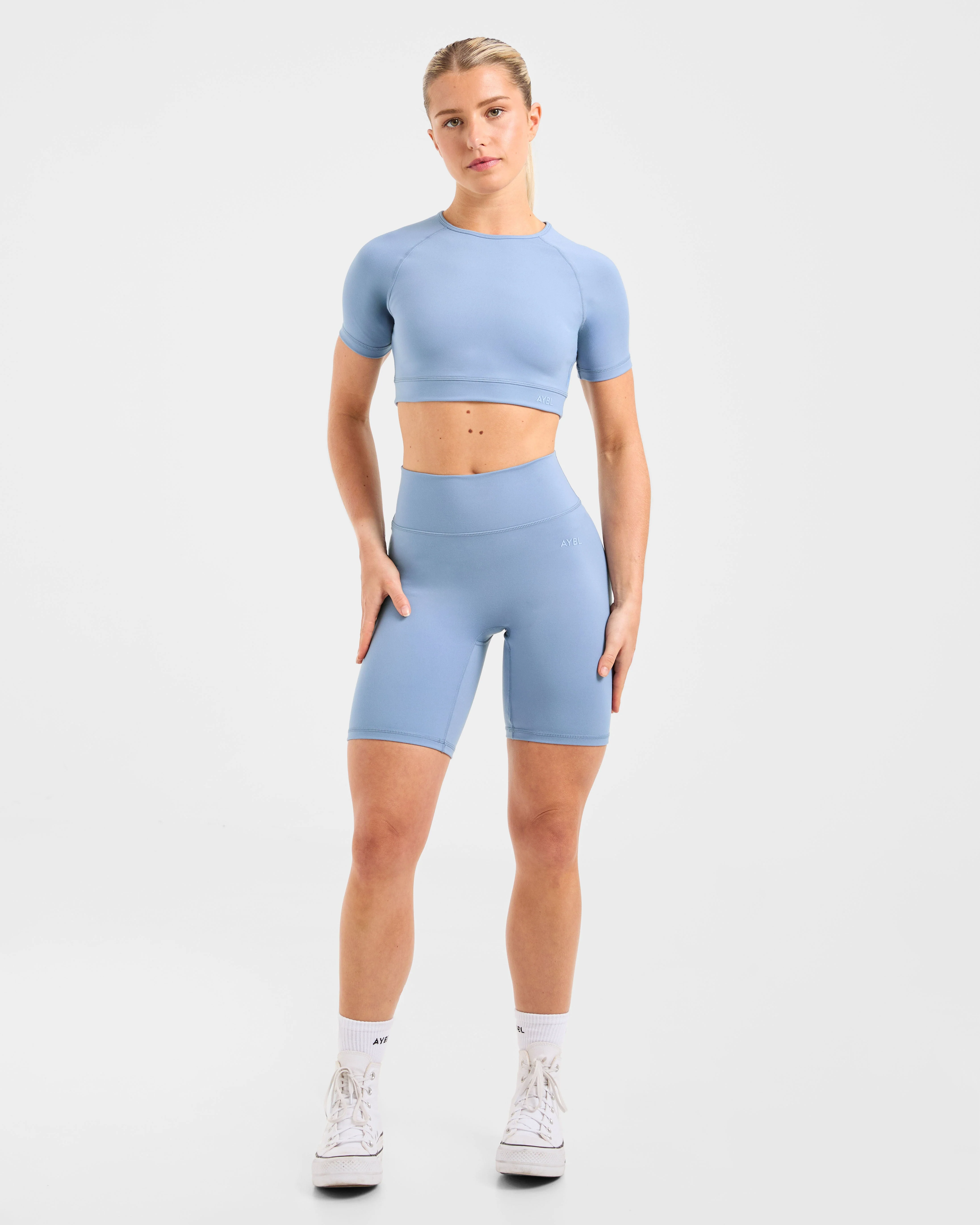 Staple Cycling Shorts - Slate Bleu - Image 3