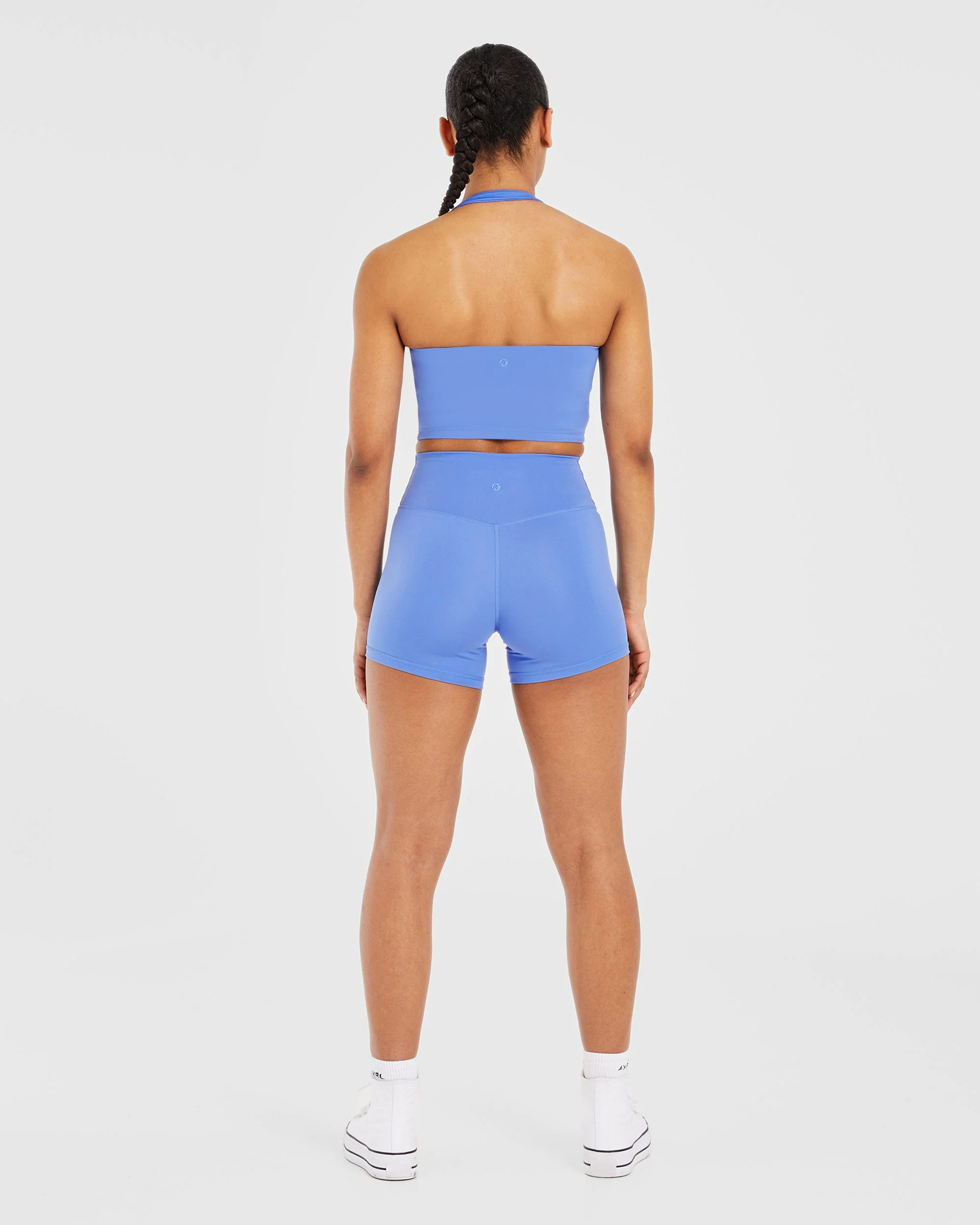 Staple Halterneck Crop Top - Cobalt Bleu - Image 4