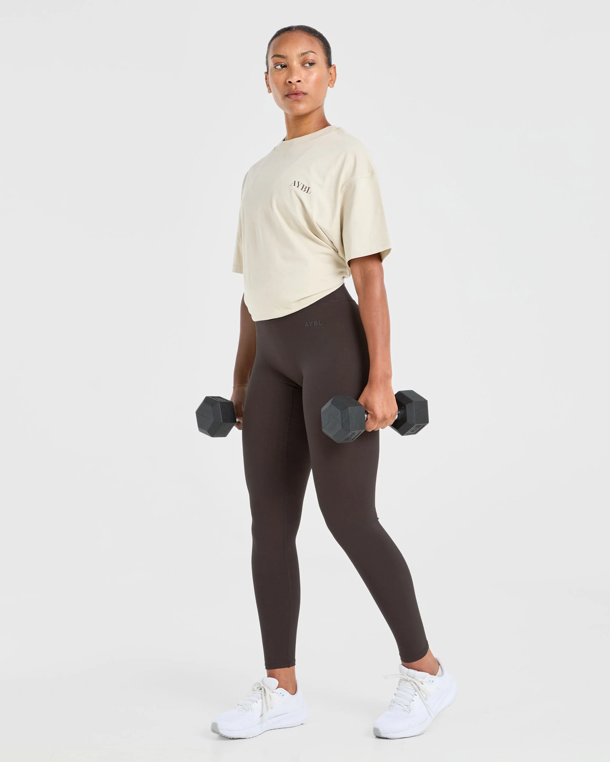 Staple Leggings - Coffee Brun - Image 8