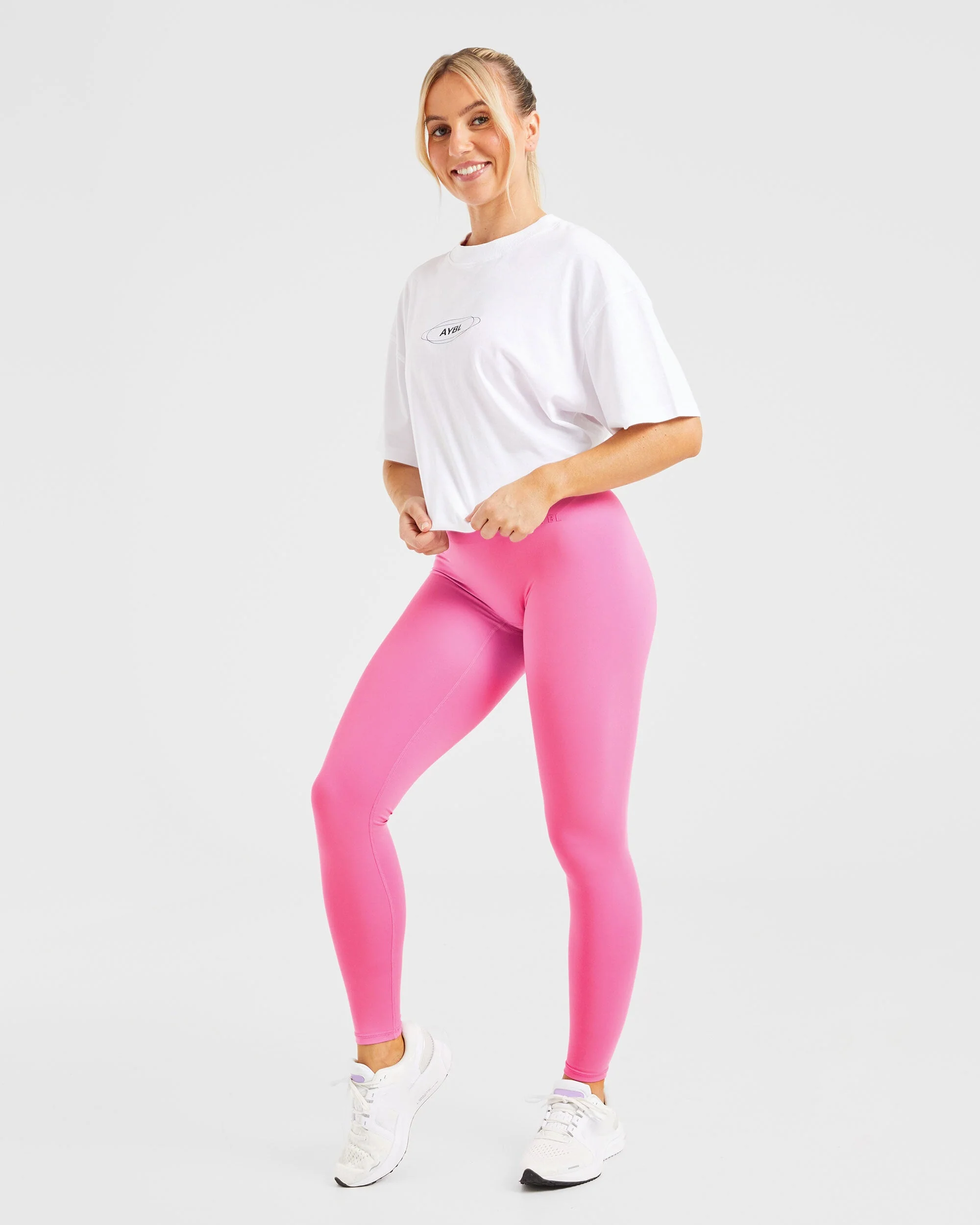Staple Leggings - Summer Rose - Image 8
