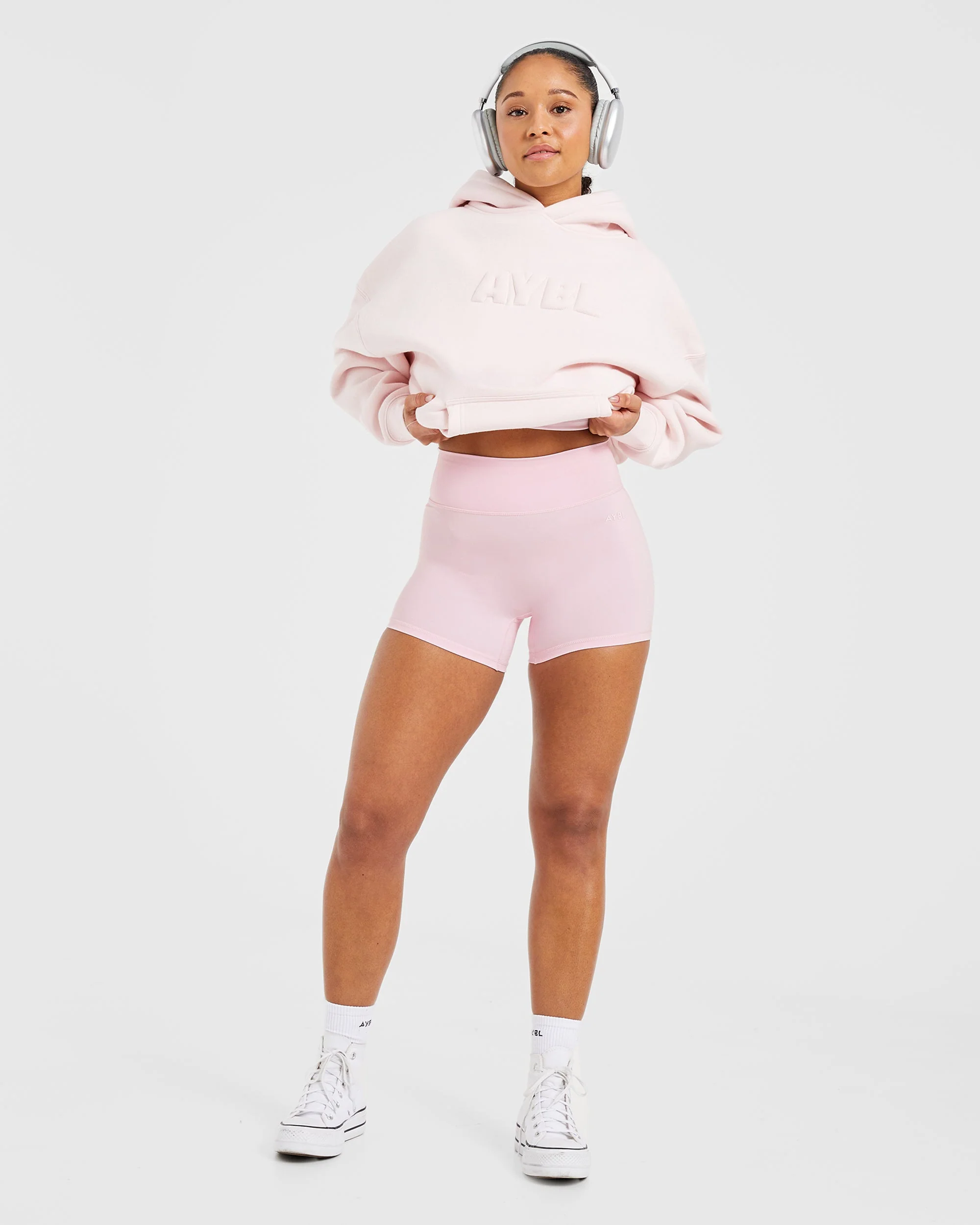 Staple Shorts - Pastel Rose - Image 7