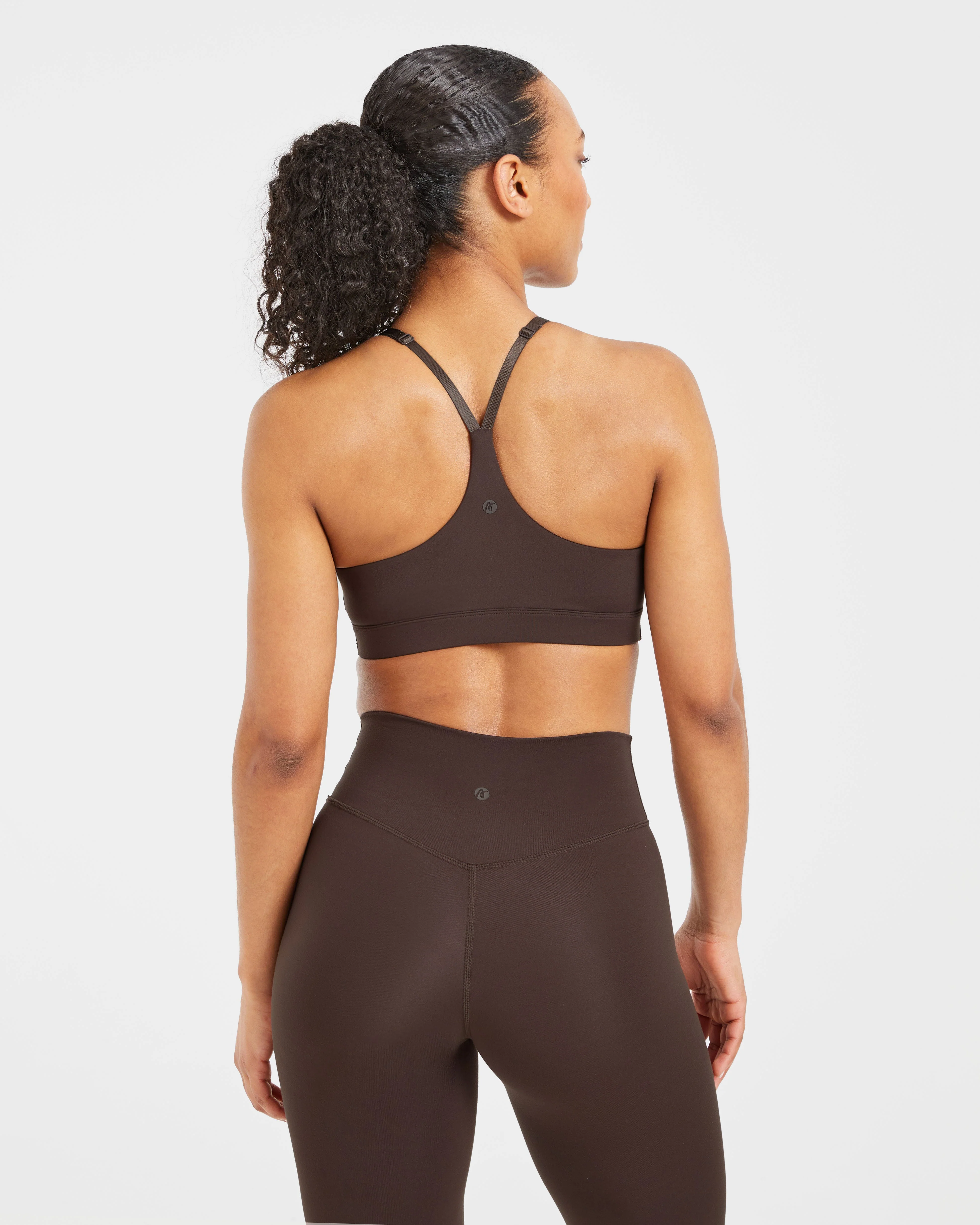 Staple Sports Bra - Coffee Brun - Image 2