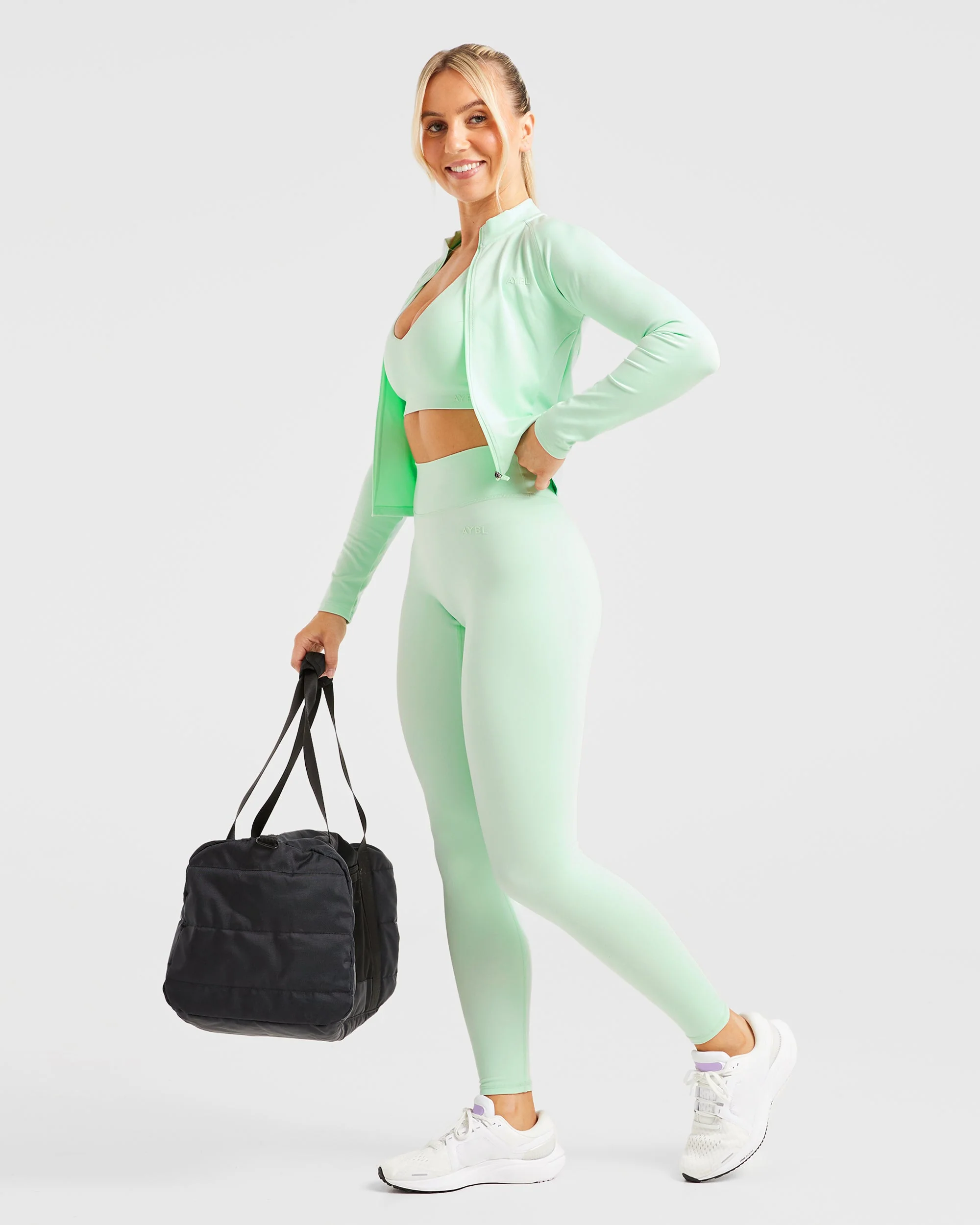Staple Sports Bra - Mint Vert - Image 8