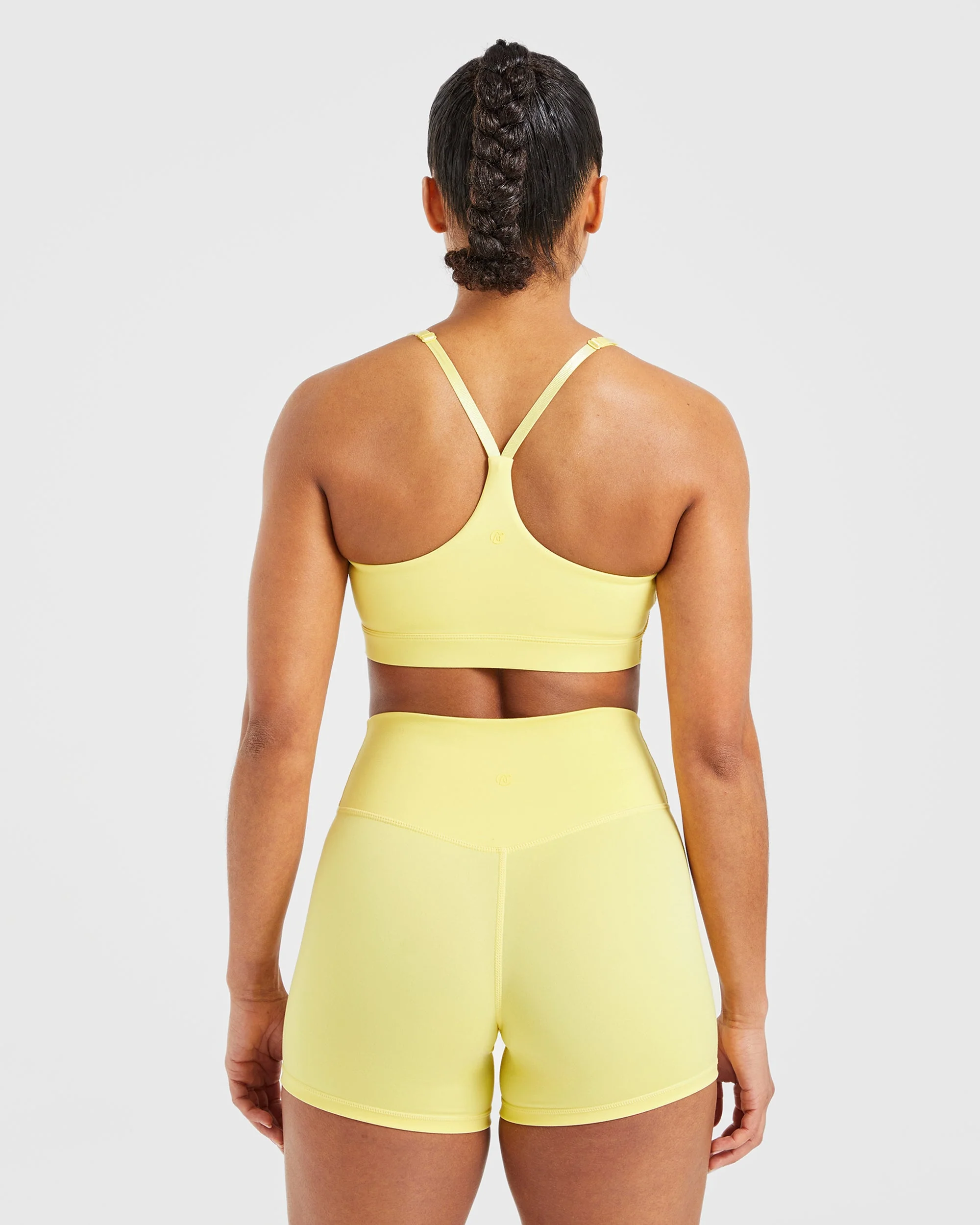 Staple Sports Bra - Pastel Lemon - Image 2