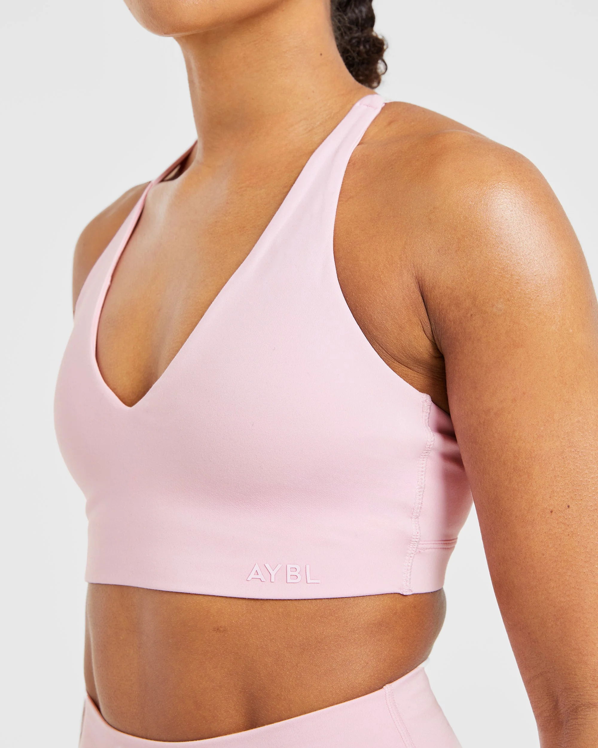 Staple Sports Bra - Pastel Rose - Image 5
