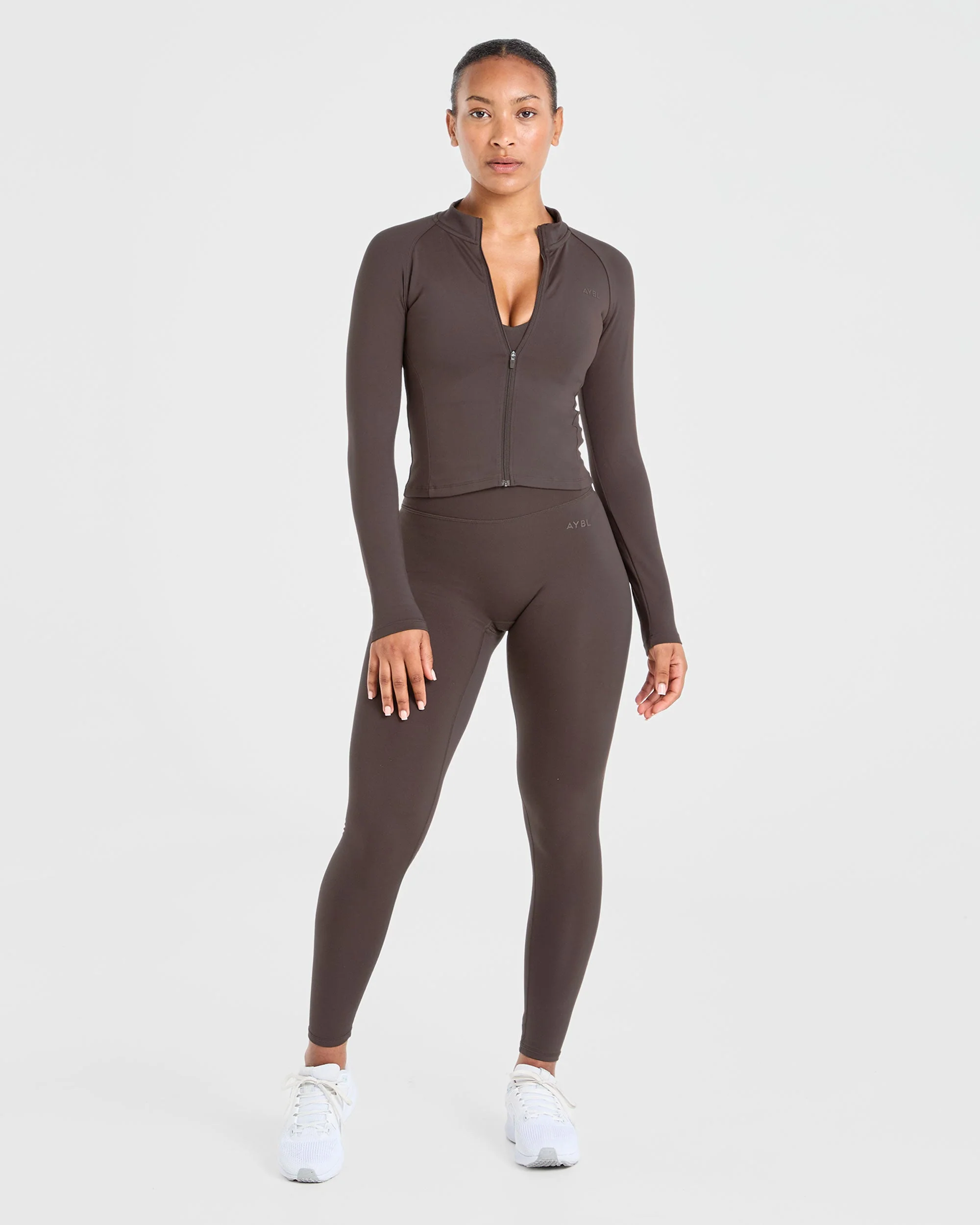 Staple Zip Jacket - Coffee Brun - Image 3