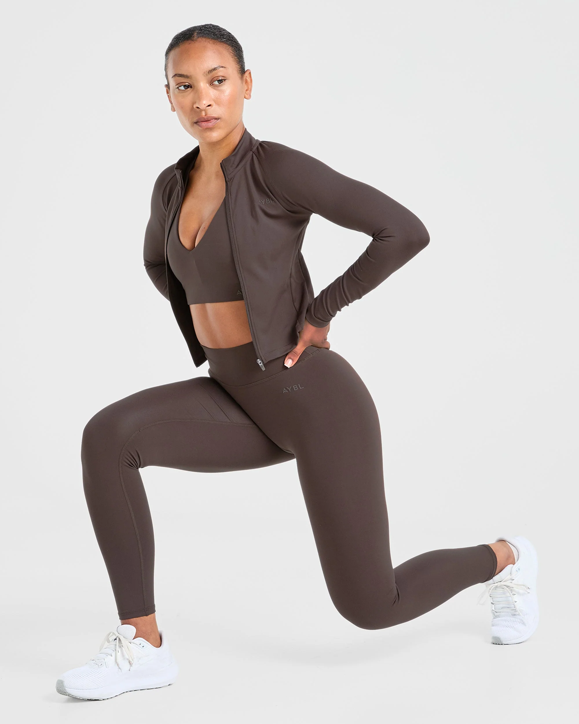 Staple Zip Jacket - Coffee Brun - Image 7