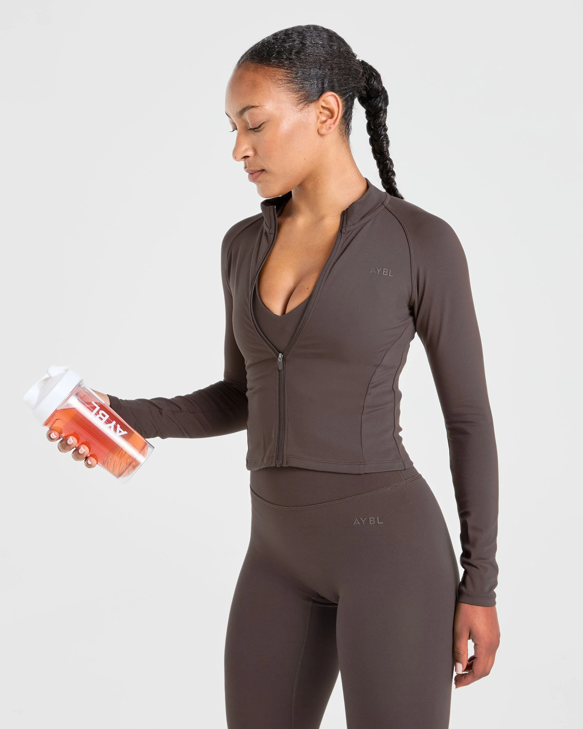 Staple Zip Jacket - Coffee Brun - Image 8