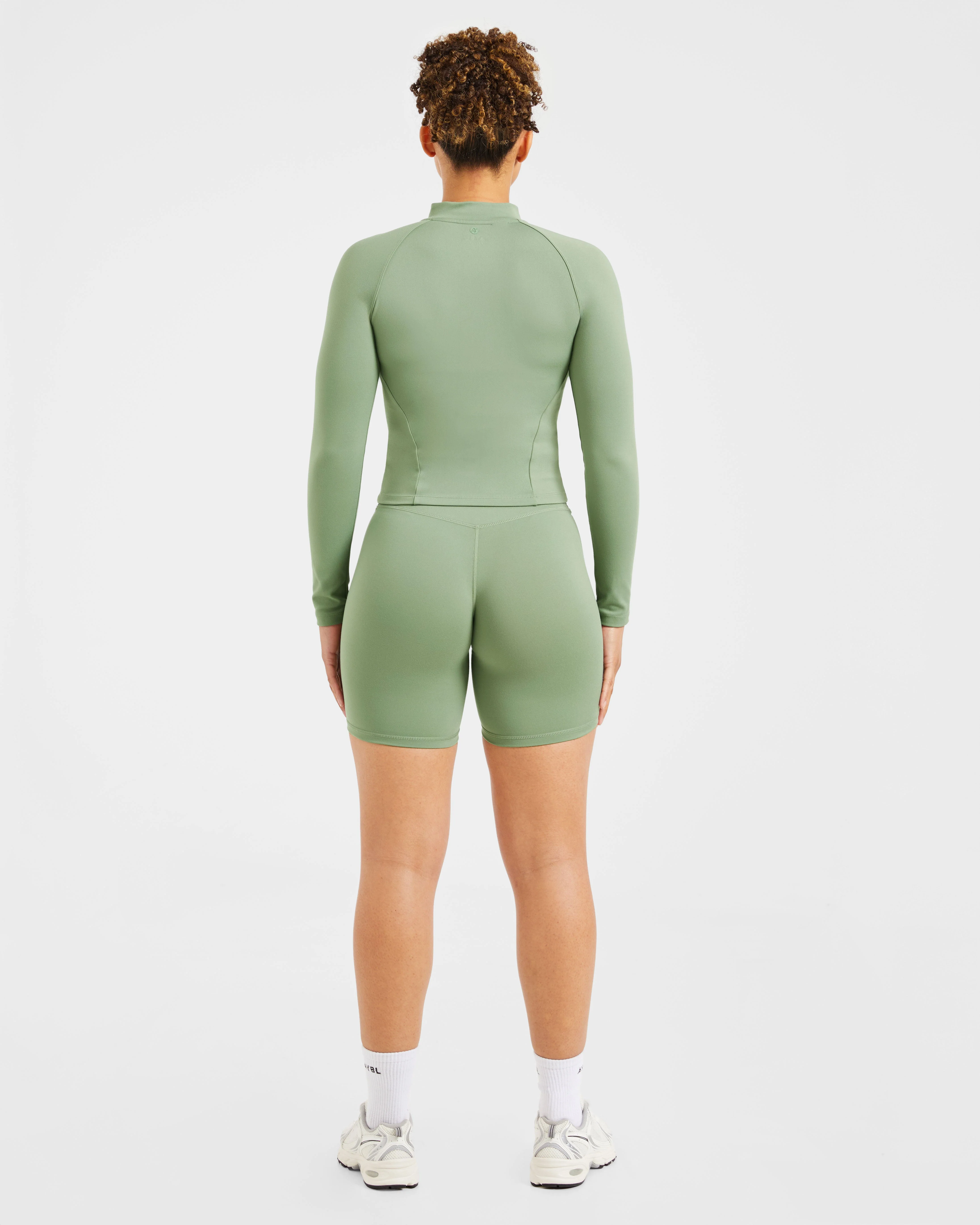 Staple Zip Jacket - Olive Vert - Image 4