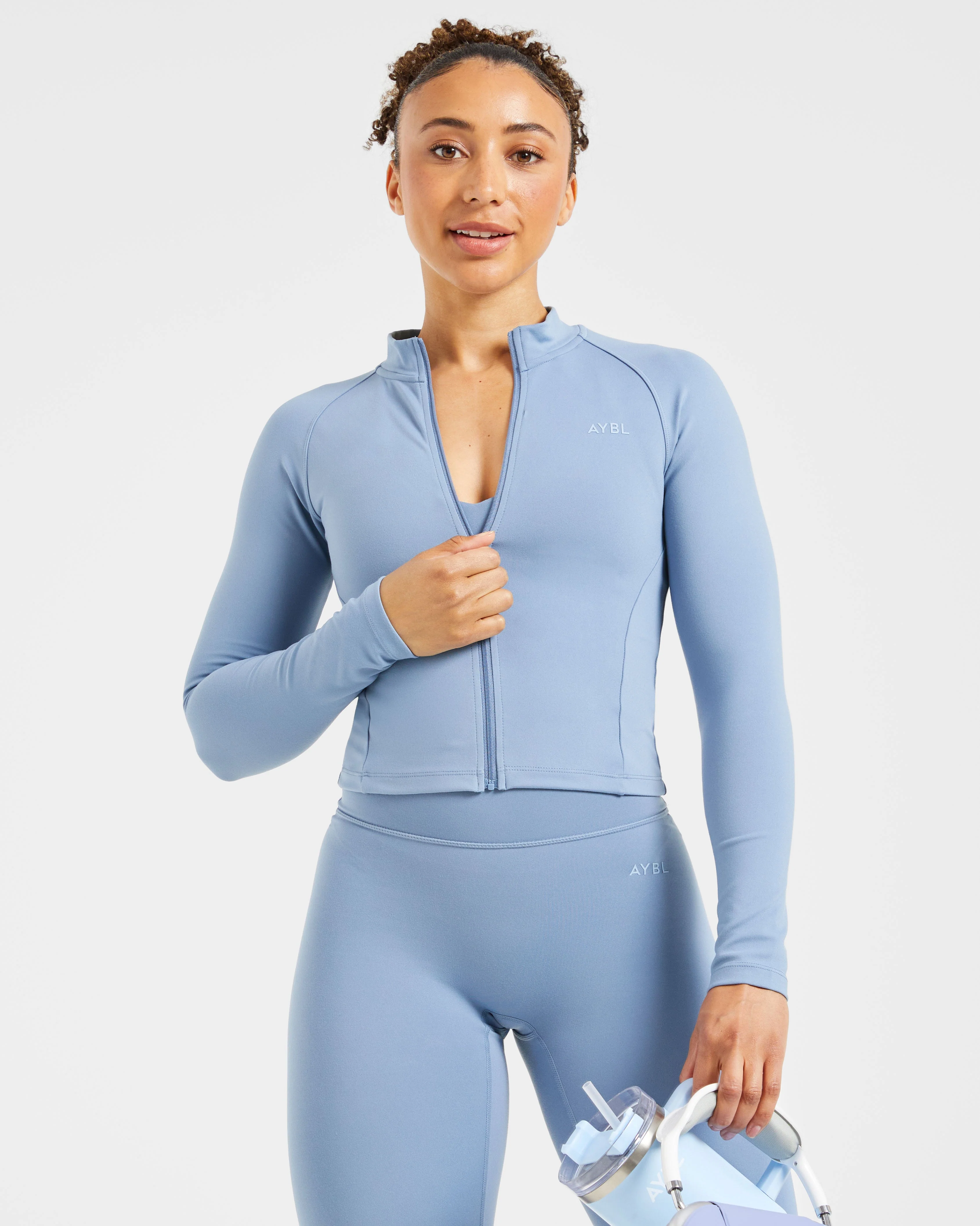 Staple Zip Jacket - Slate Bleu - Image 7