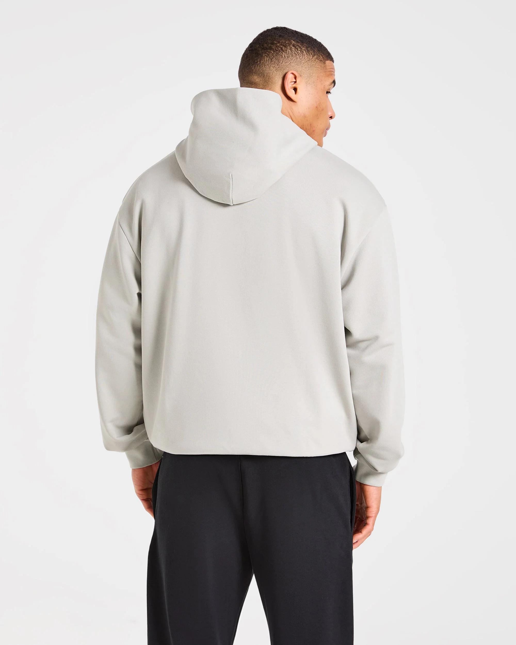 Strength Division Oversized Hoodie - Iced Gris - Image 2