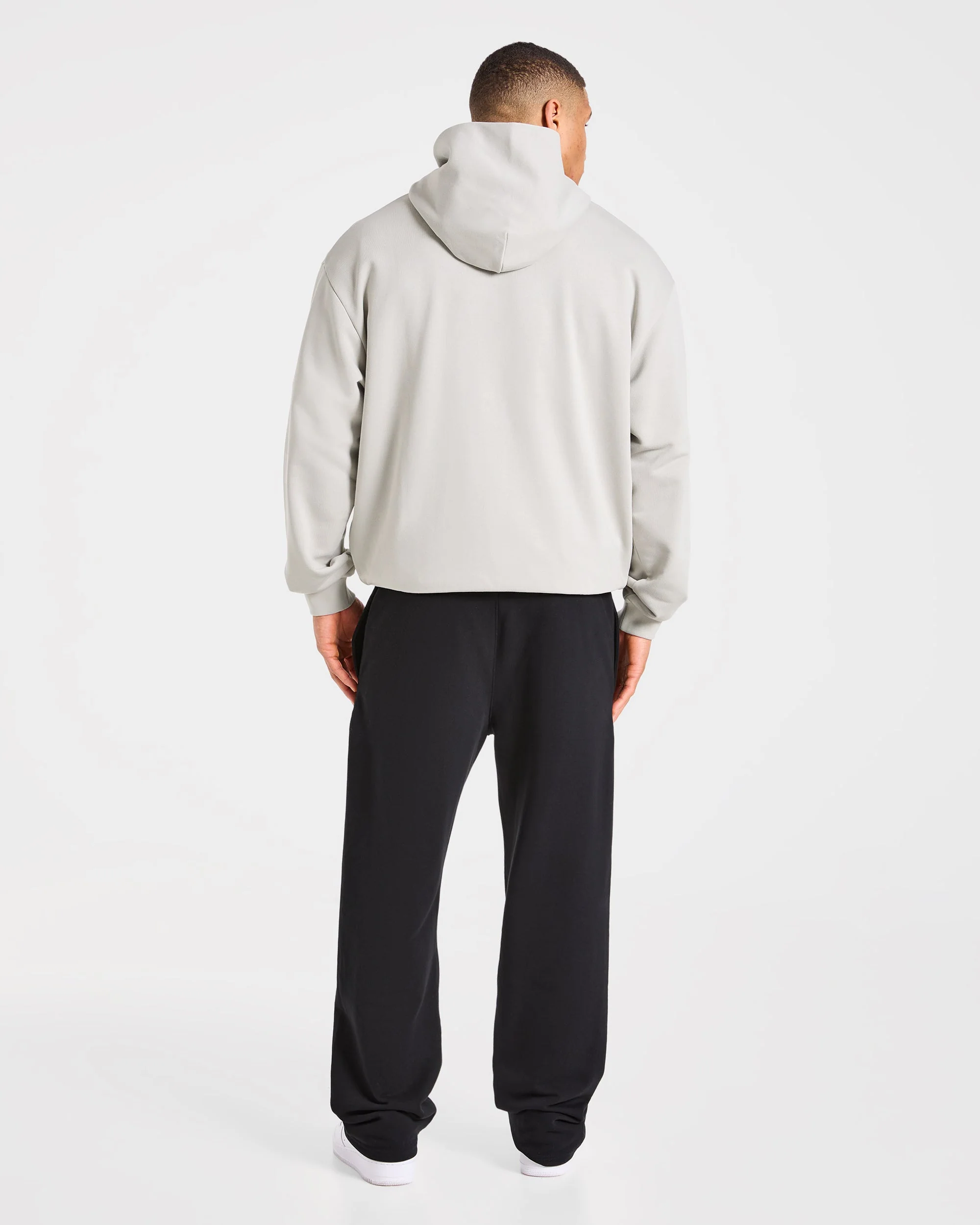 Strength Division Oversized Hoodie - Iced Gris - Image 4