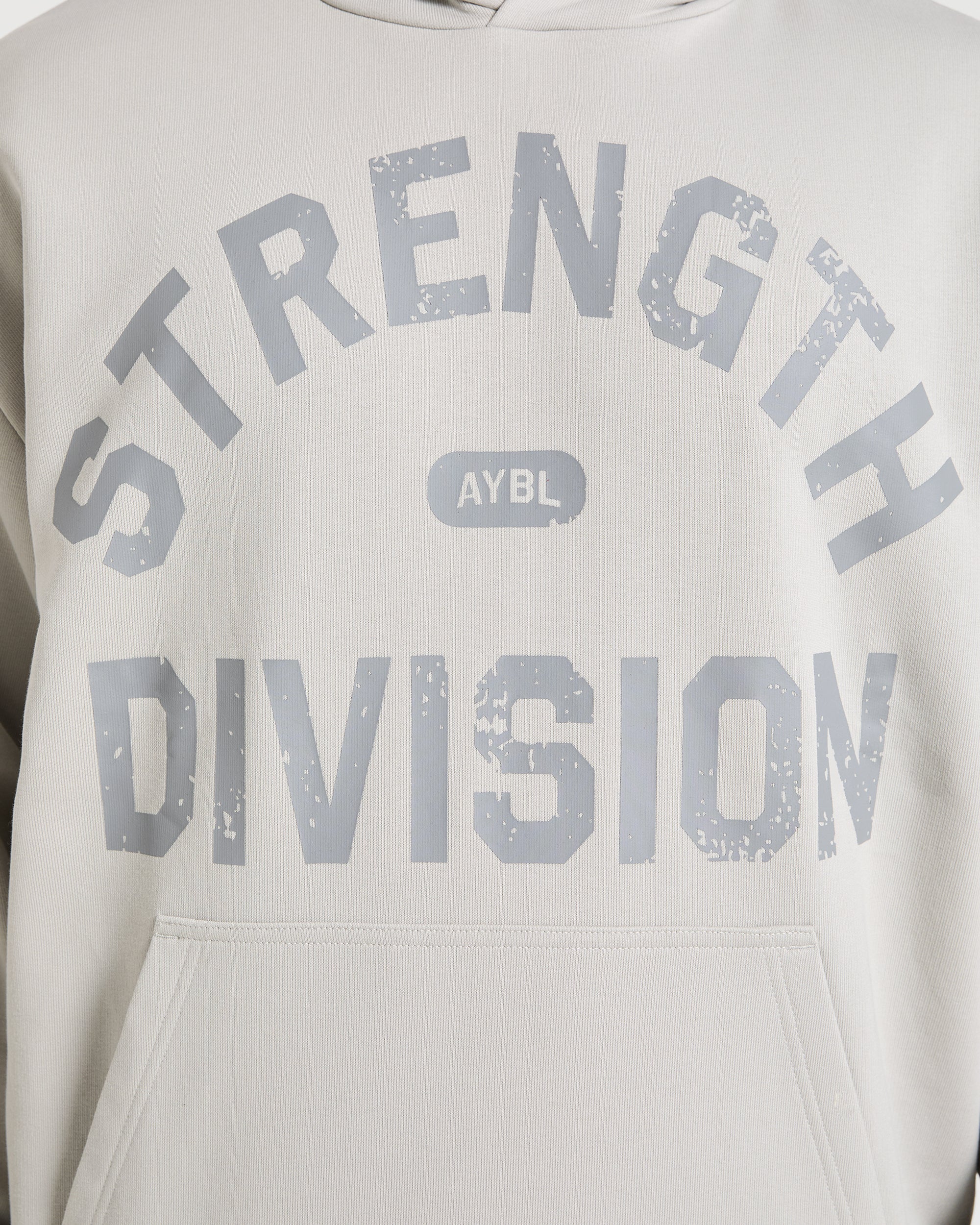 Strength Division Oversized Hoodie - Iced Gris - Image 5