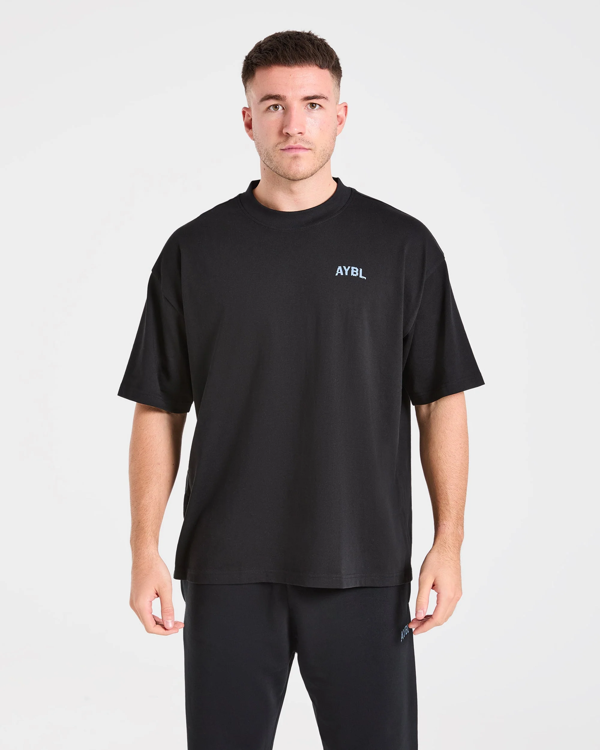 Strength Division Oversized T Shirt - Noir/Bleu - Image 2