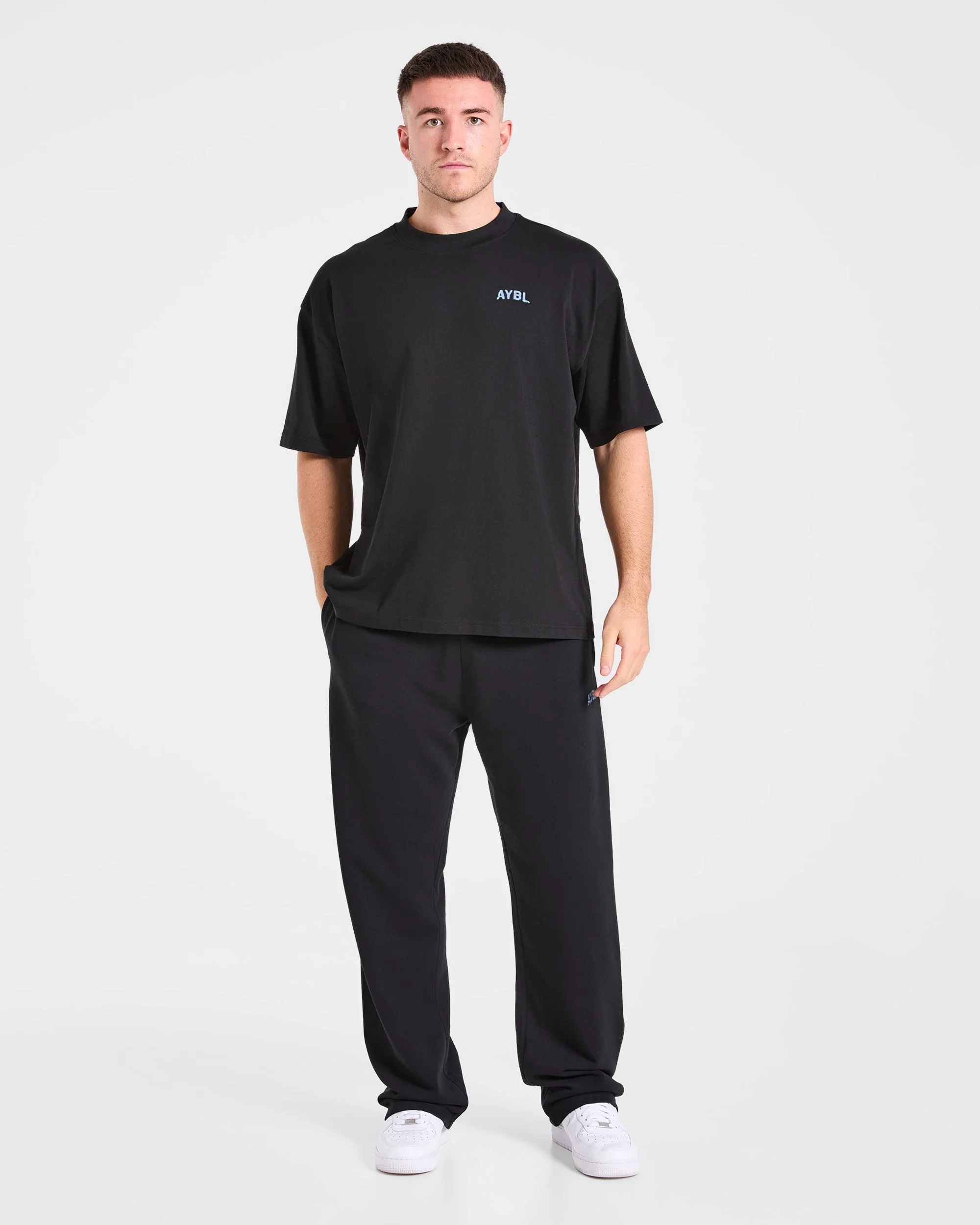 Strength Division Oversized T Shirt - Noir/Bleu - Image 3