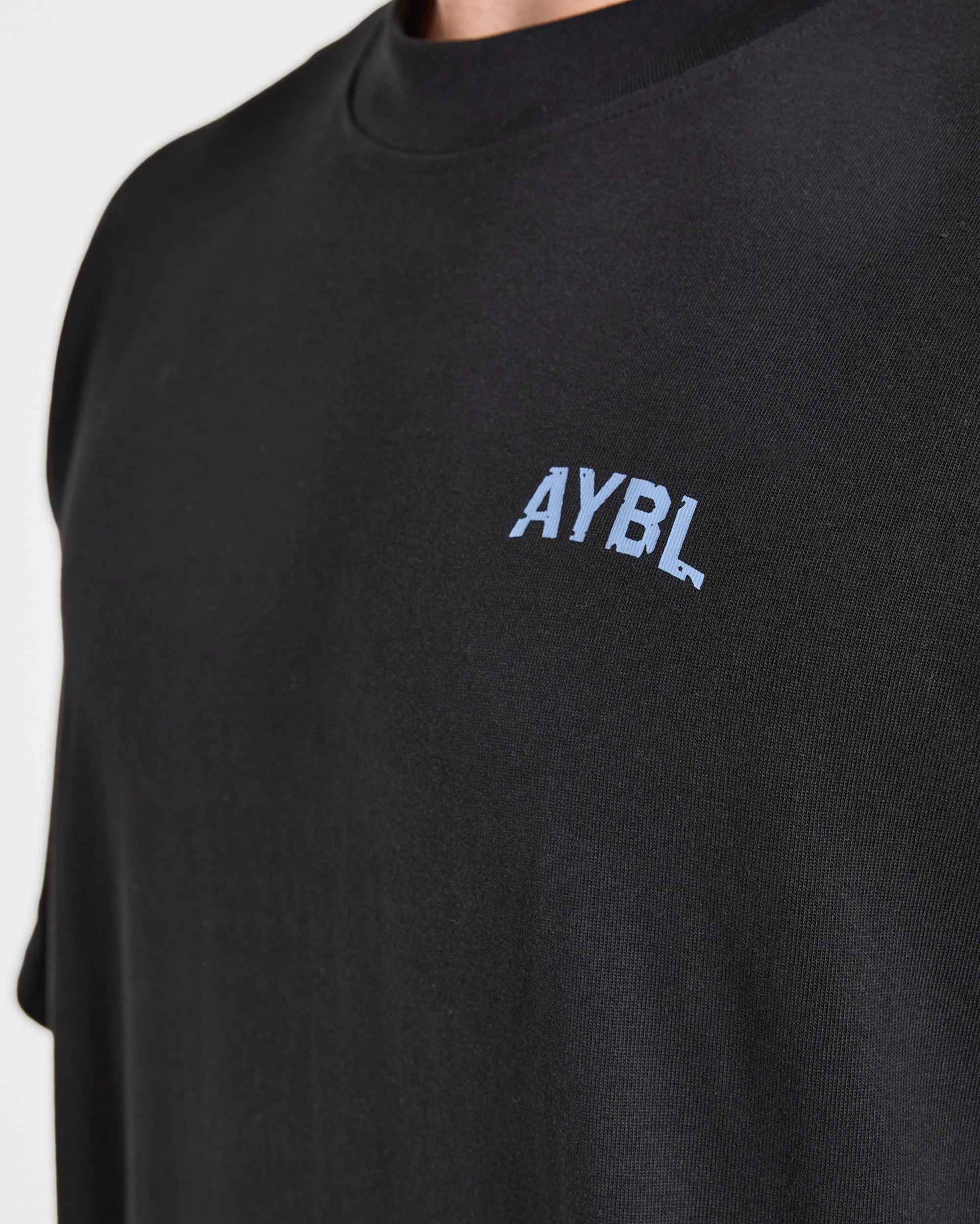 Strength Division Oversized T Shirt - Noir/Bleu - Image 6