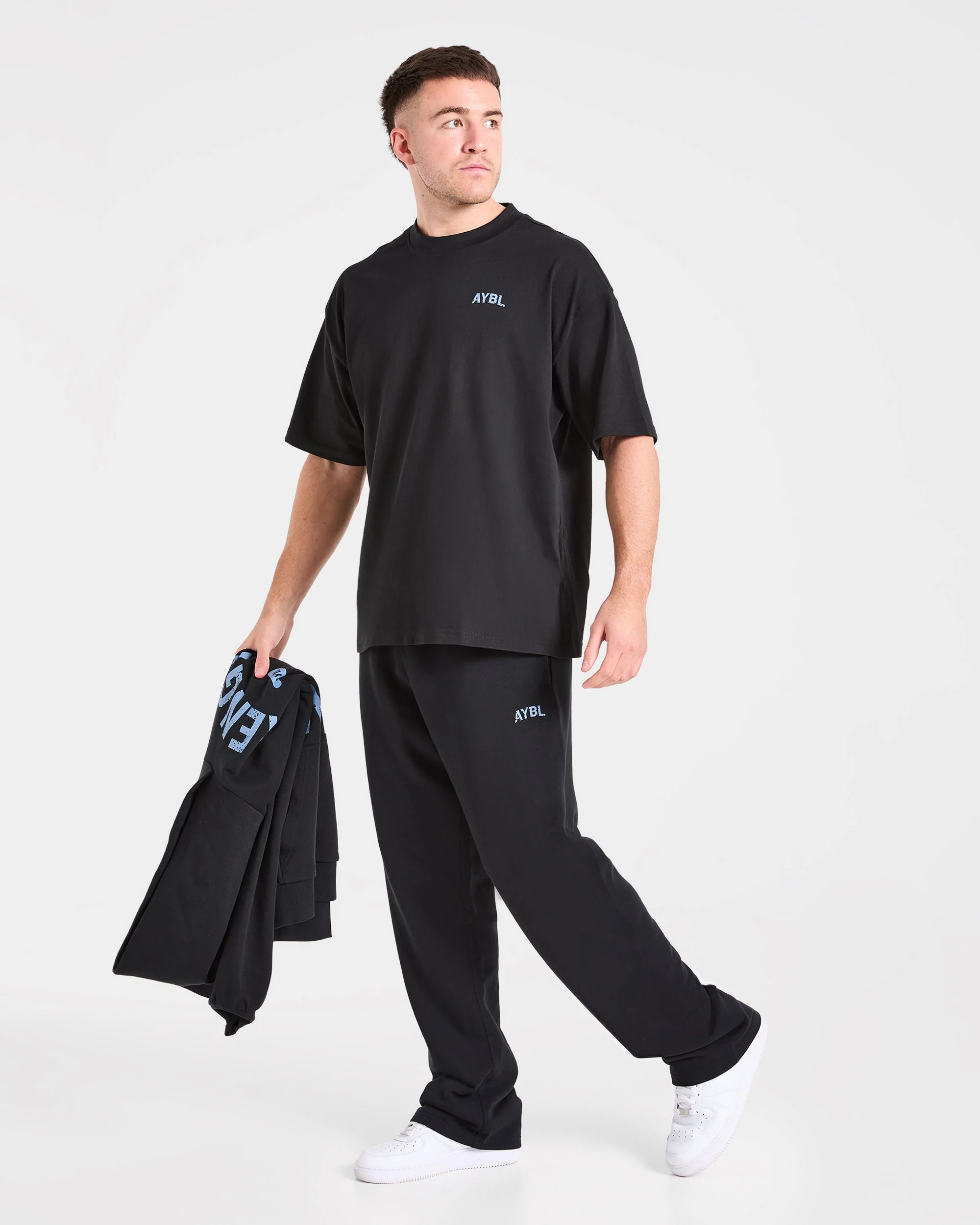 Strength Division Oversized T Shirt - Noir/Bleu - Image 7