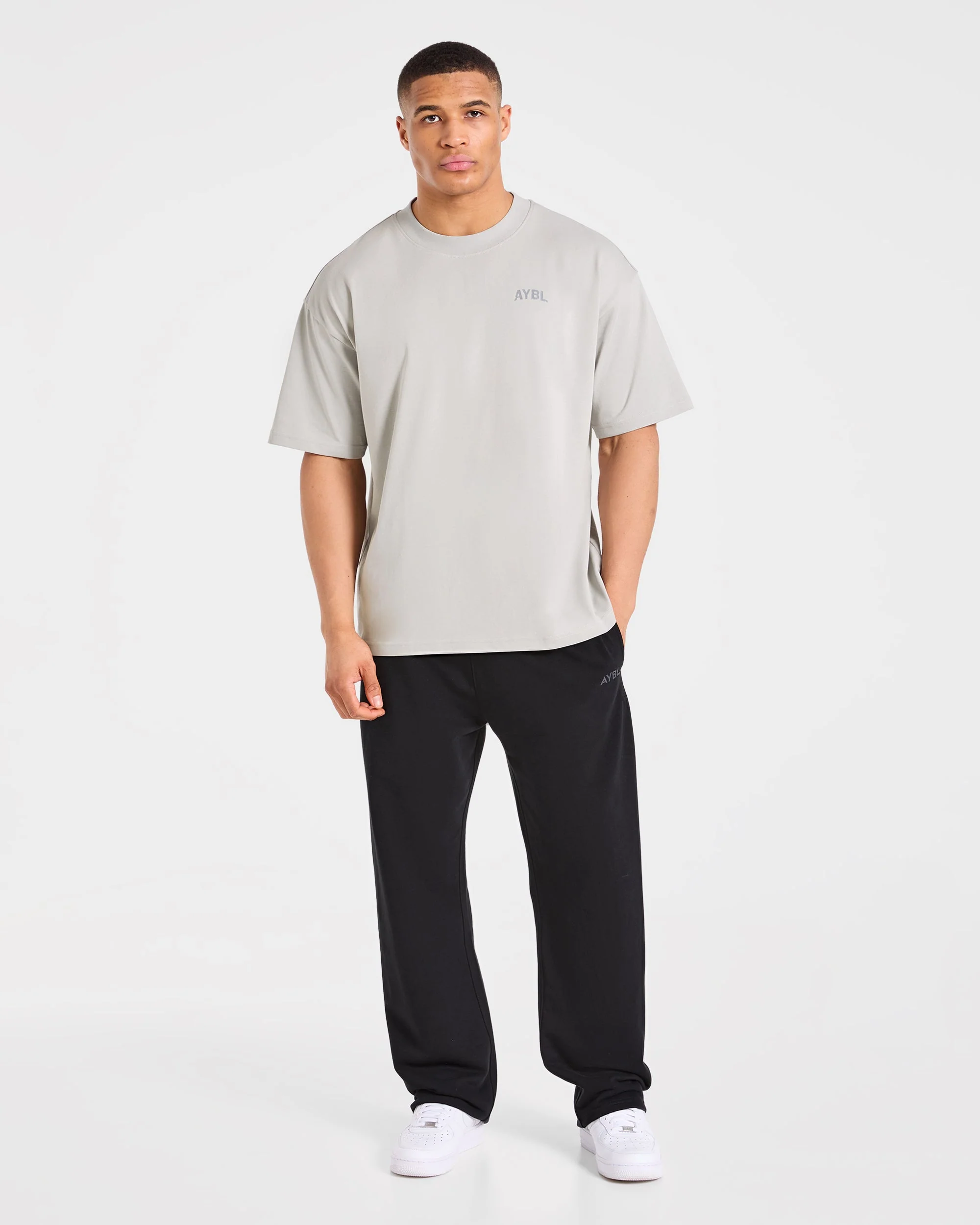Strength Division Oversized T Shirt - Iced Gris - Image 3