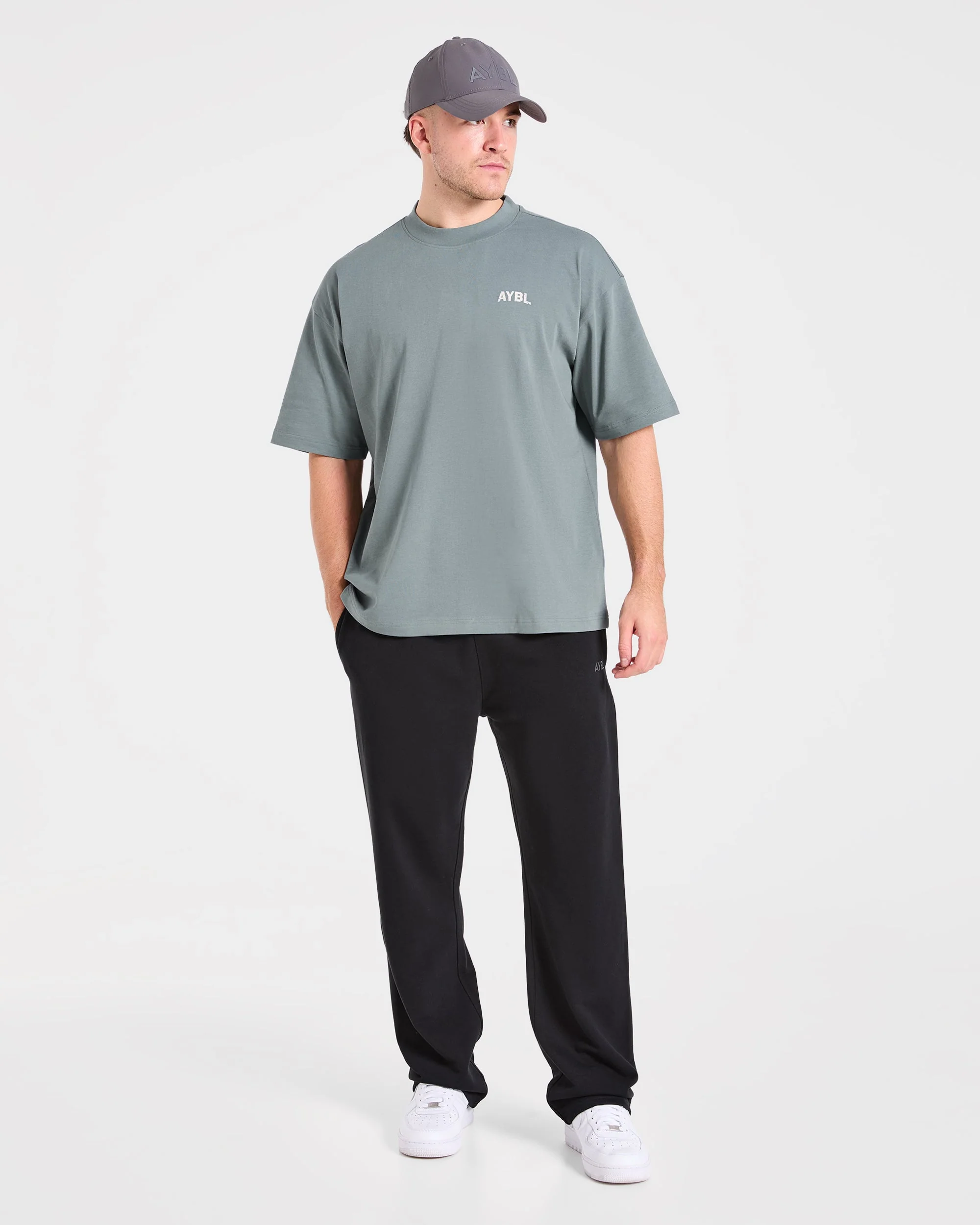 Strength Division Oversized T Shirt - Slate Sage - Image 8