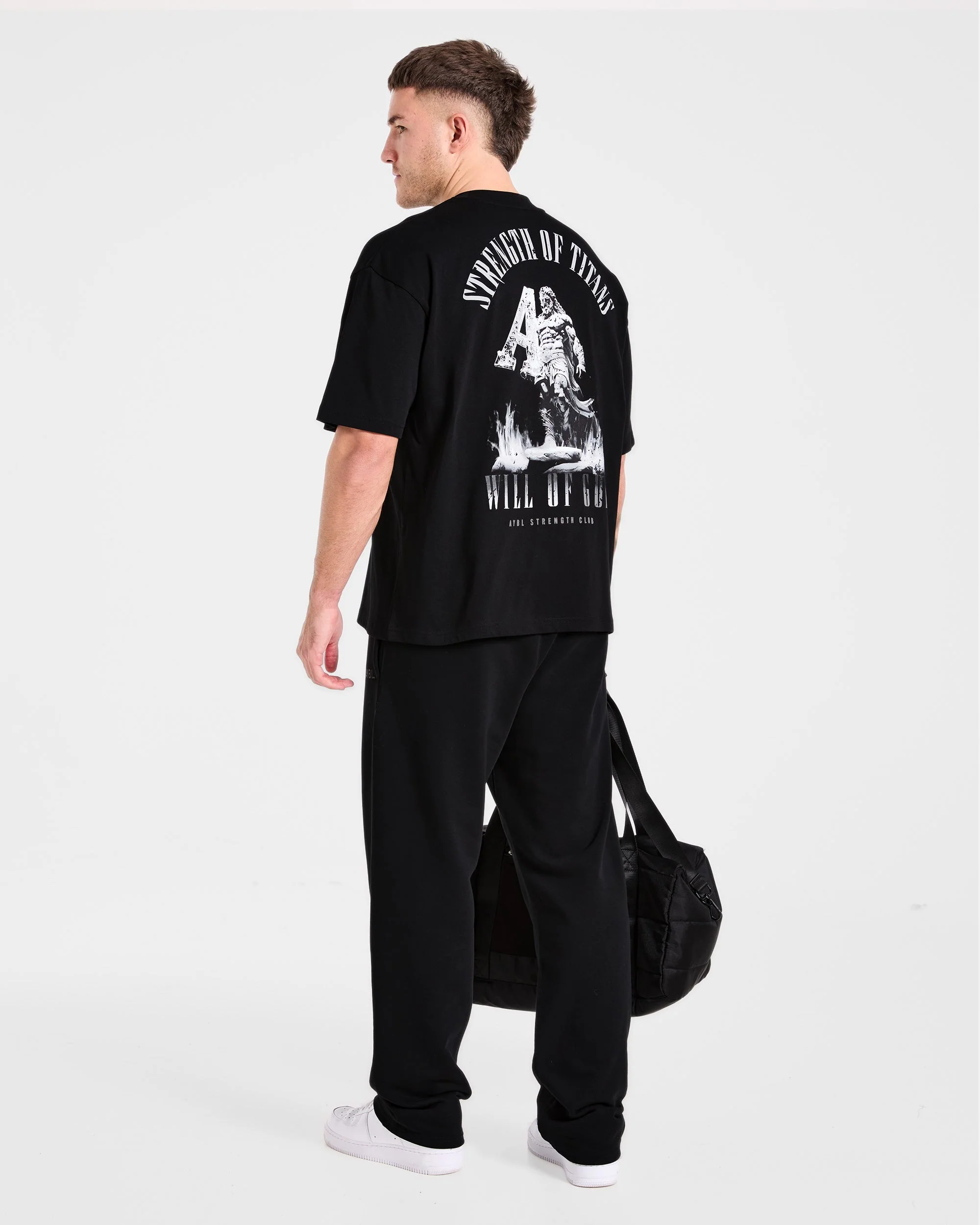 Strength Of Titans Oversized T Shirt - Noir - Image 7