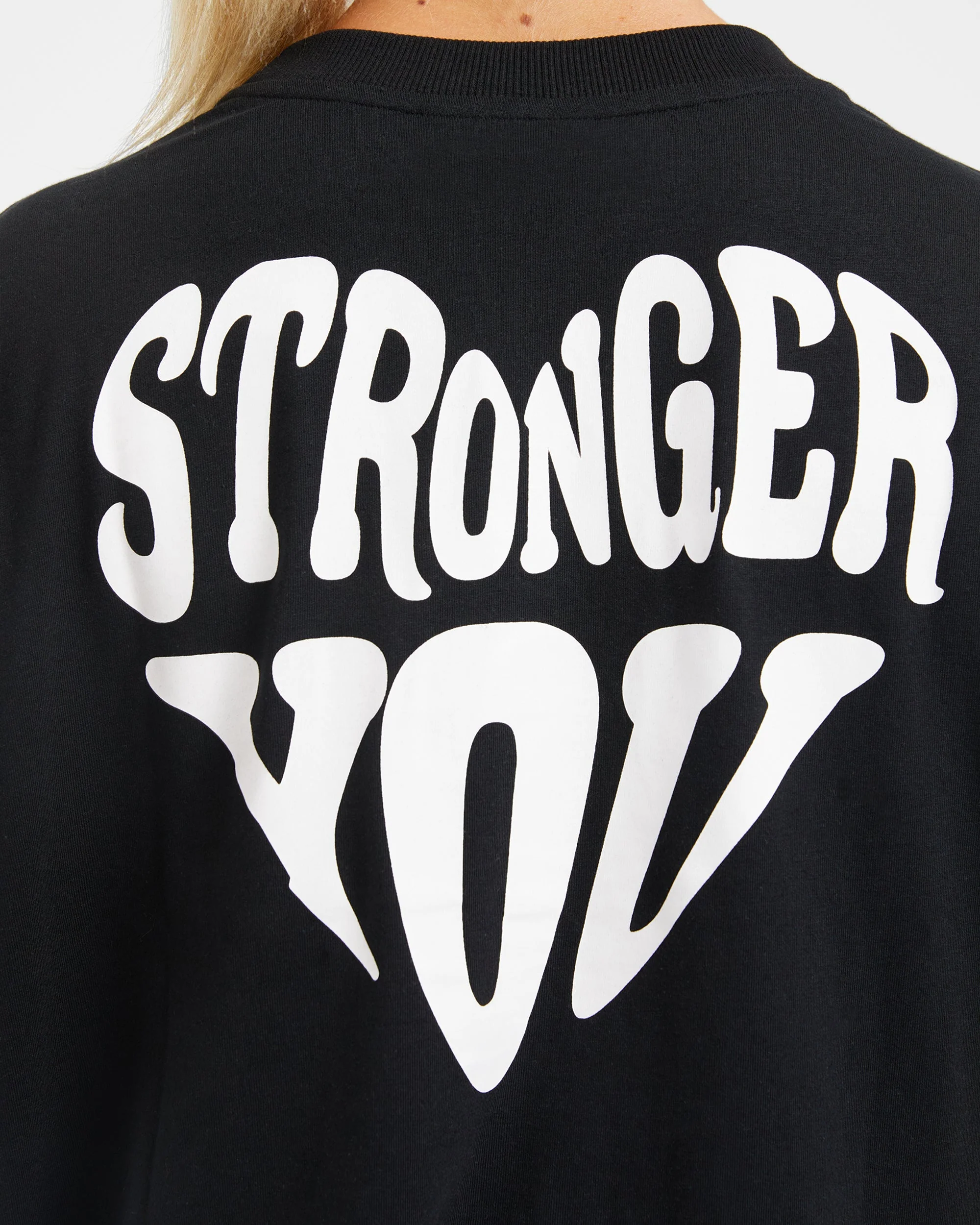 Stronger You Oversized T Shirt - Noir - Image 6