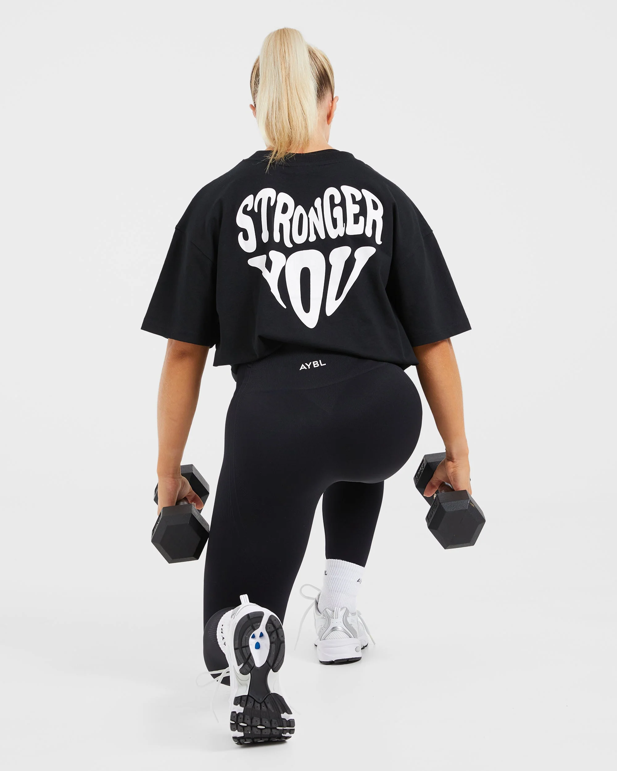 Stronger You Oversized T Shirt - Noir - Image 8