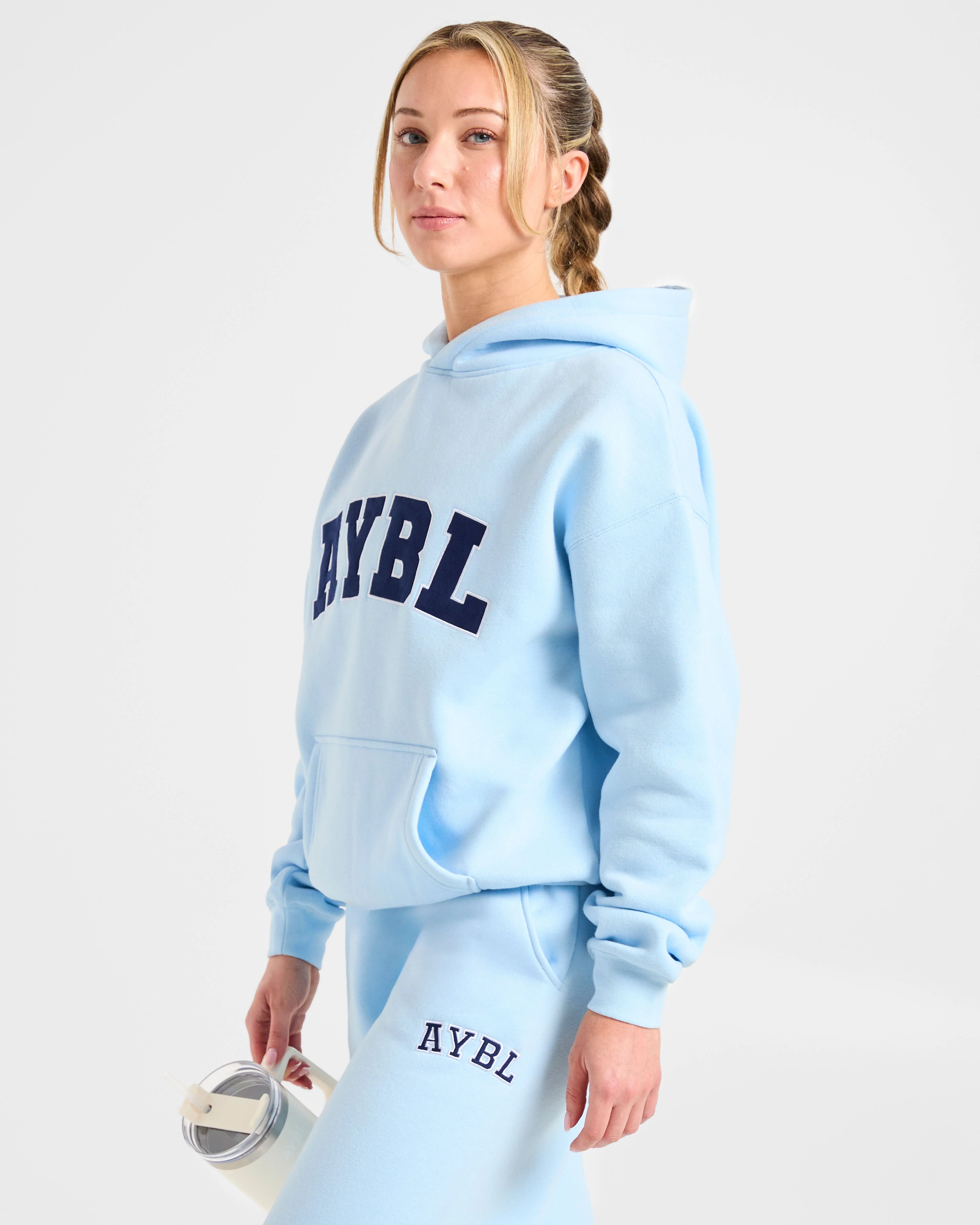 Varsity 2.0 Oversized Hoodie - Bleu/Navy - Image 8