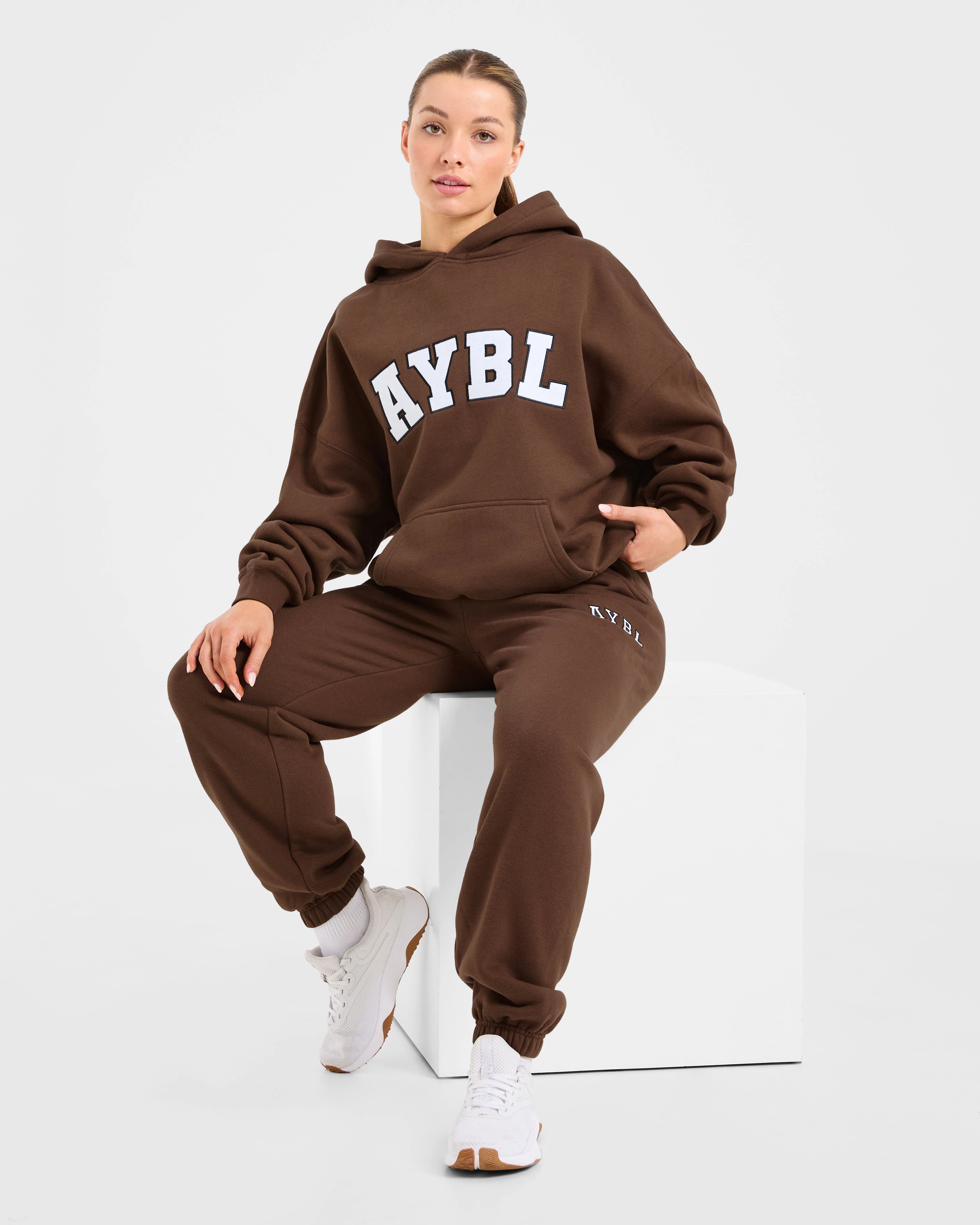 Varsity 2.0 Oversized Hoodie - Marron - Image 7