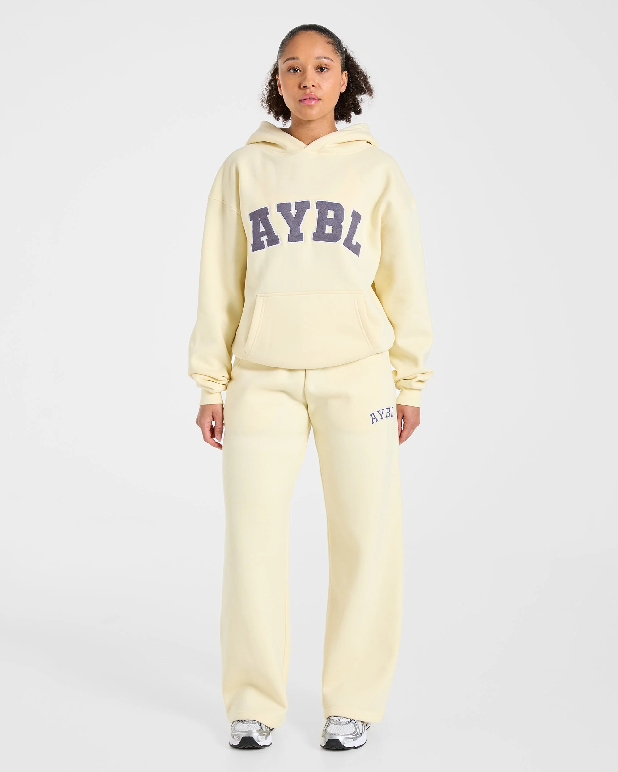 Varsity 2.0 Oversized Hoodie - Butter Jaune - Image 3