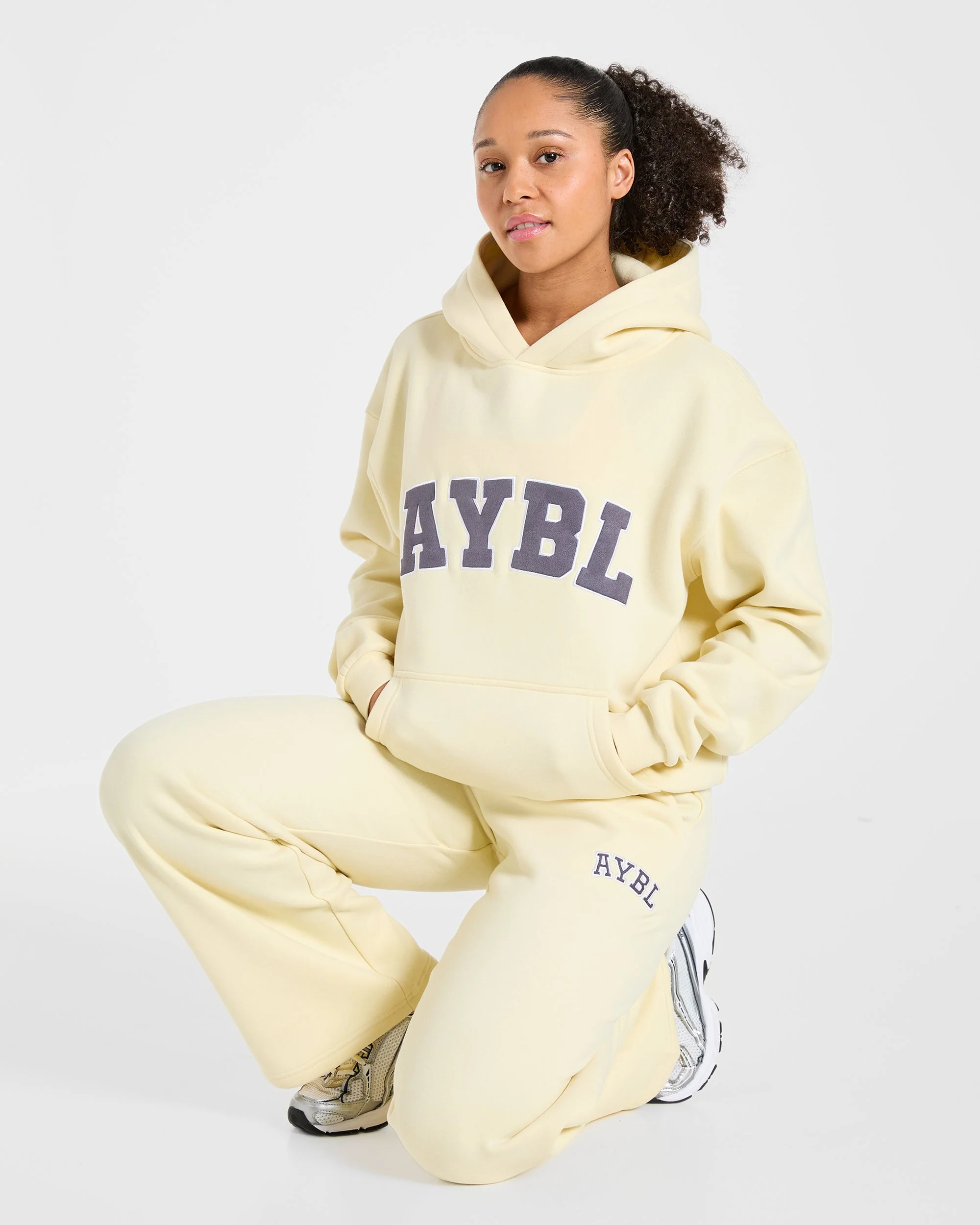Varsity 2.0 Oversized Hoodie - Butter Jaune - Image 7