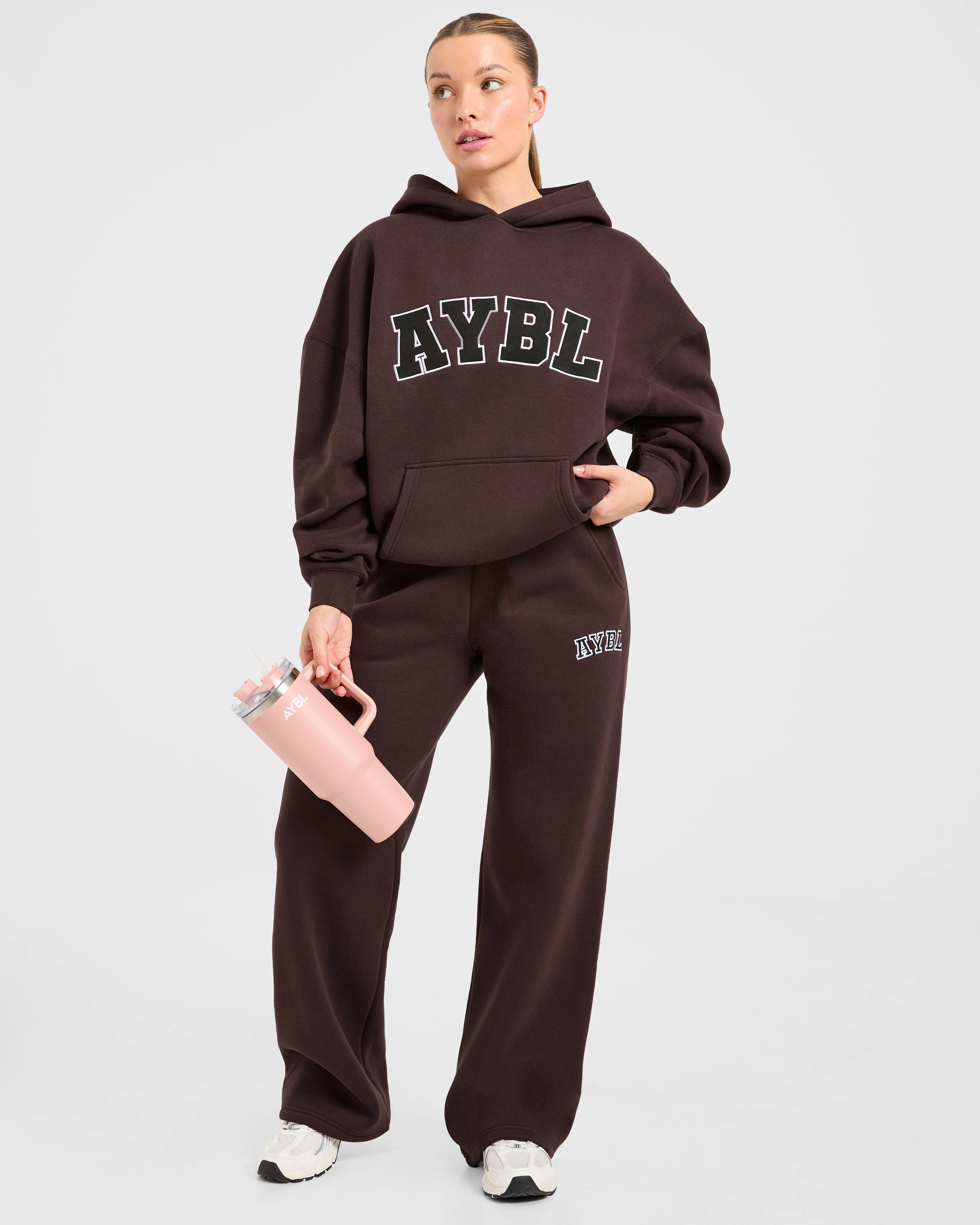 Varsity 2.0 Oversized Hoodie - Cocoa Brun - Image 7