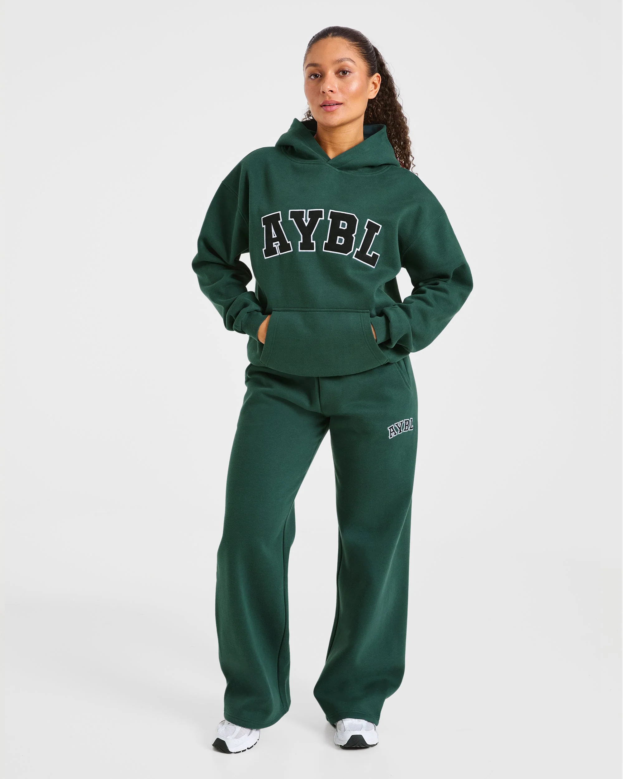 Varsity 2.0 Oversized Hoodie - Deep Forest - Image 8