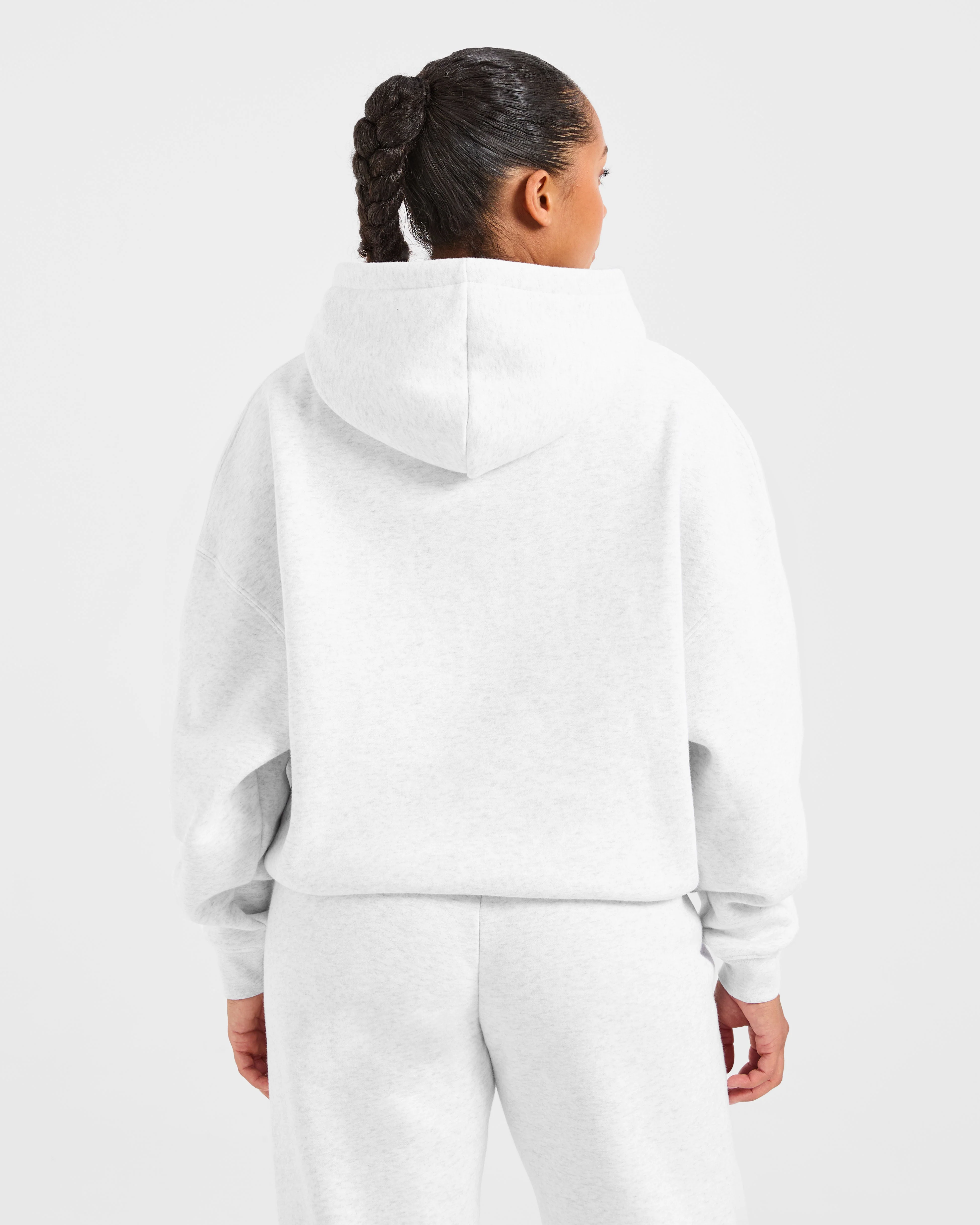 Varsity 2.0 Oversized Hoodie - Heather Gris - Image 2