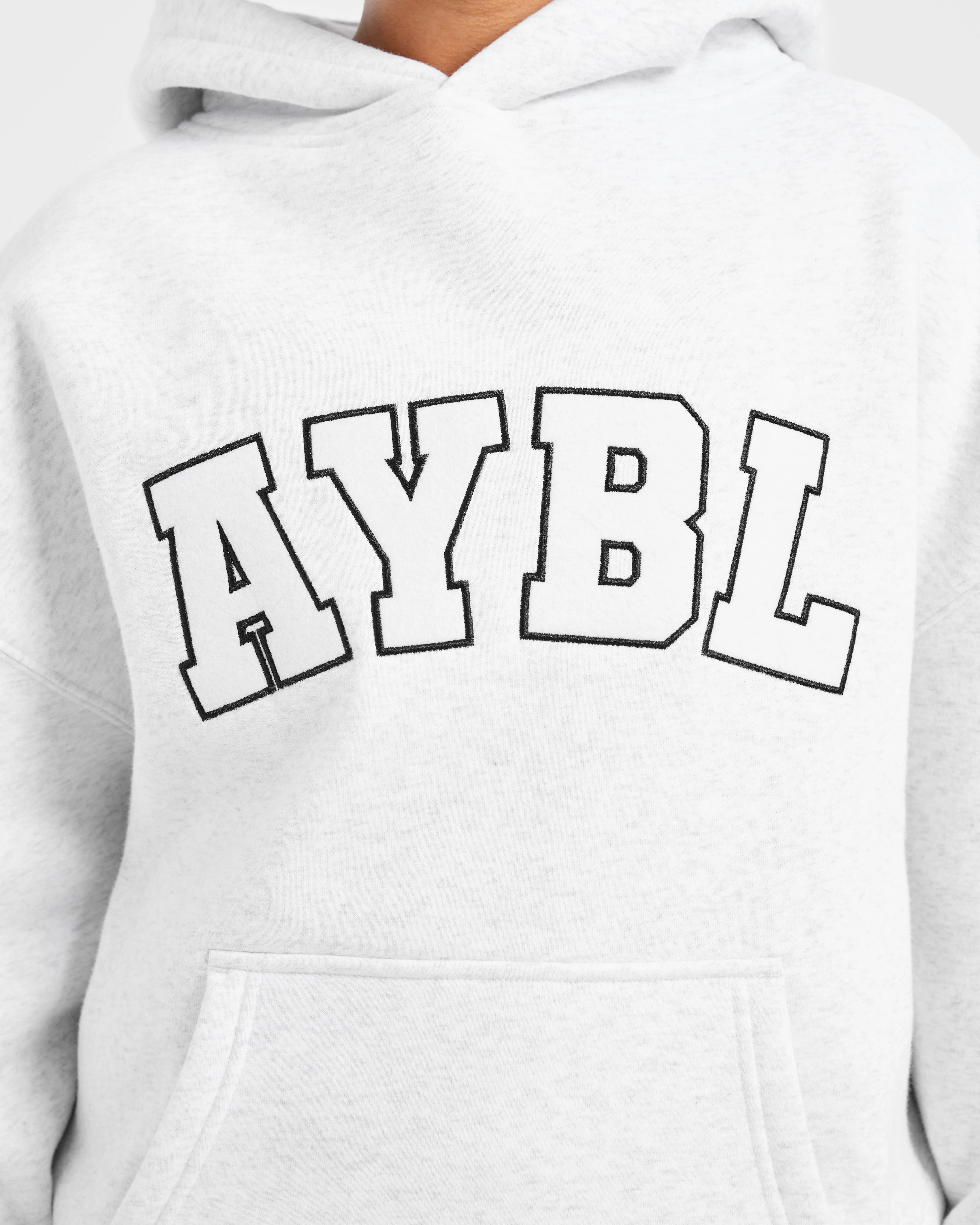 Varsity 2.0 Oversized Hoodie - Heather Gris - Image 5