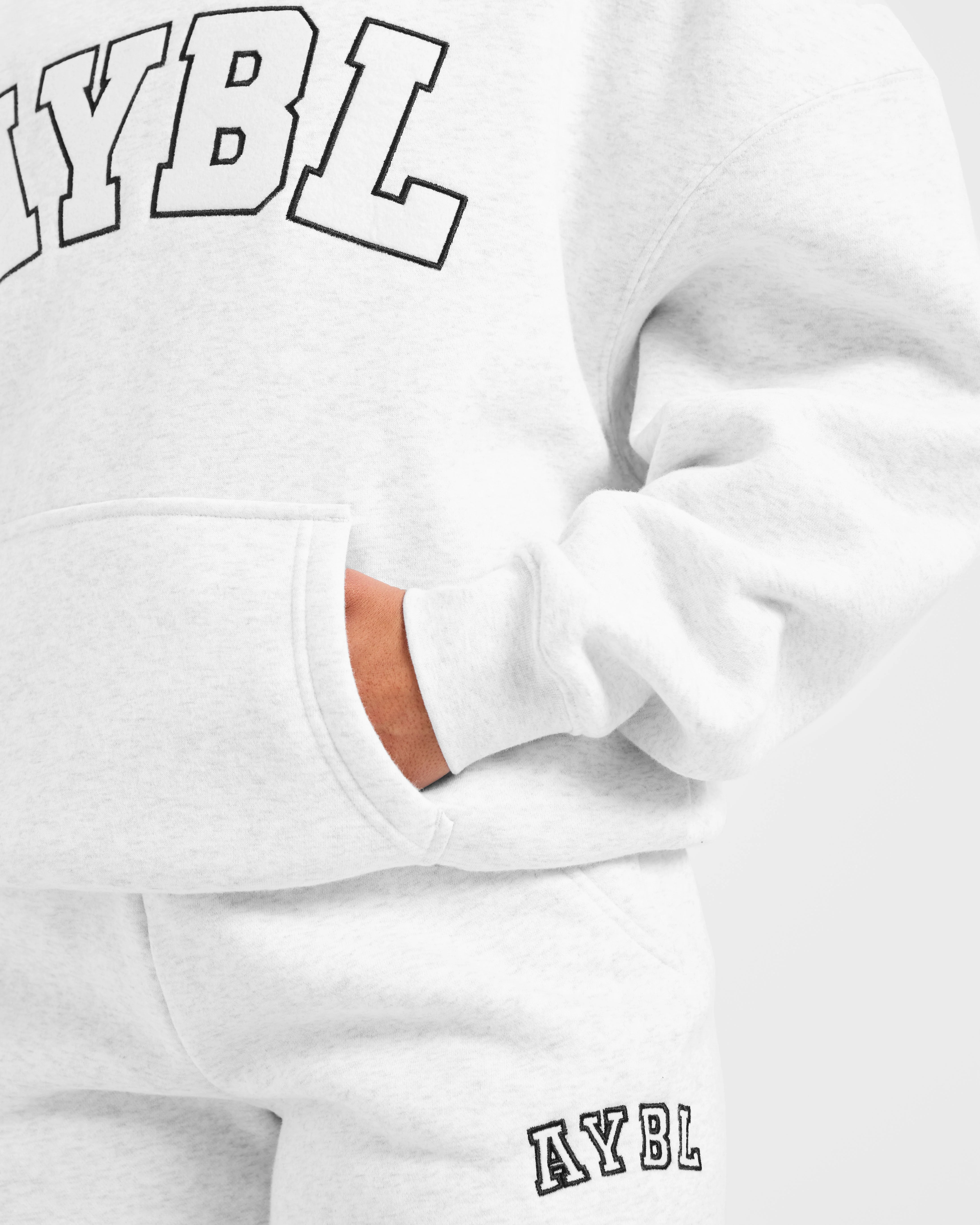 Varsity 2.0 Oversized Hoodie - Heather Gris - Image 6