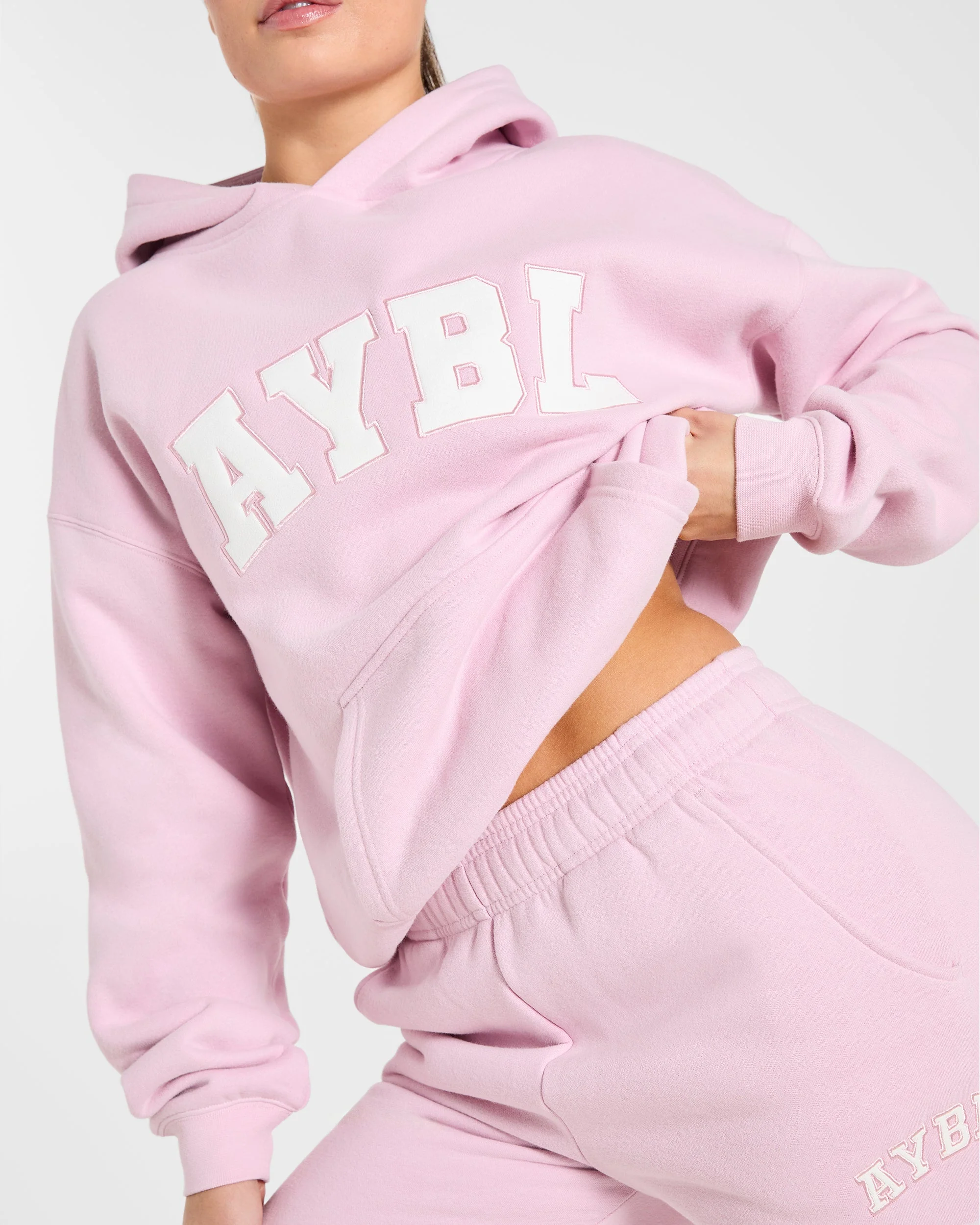 Varsity 2.0 Oversized Hoodie - Iced Rose - Image 6