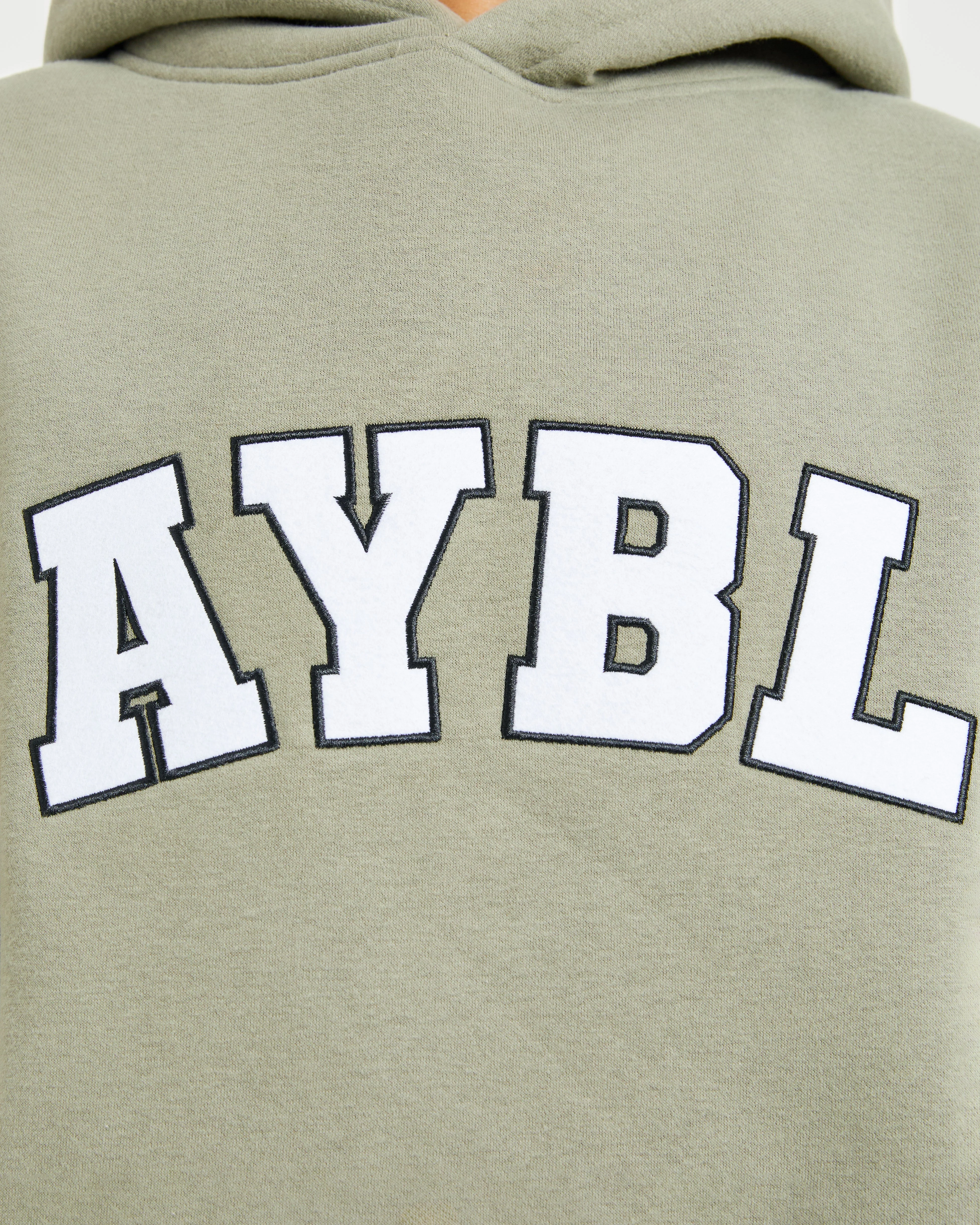 Varsity 2.0 Oversized Hoodie - Muted Olive - Image 5