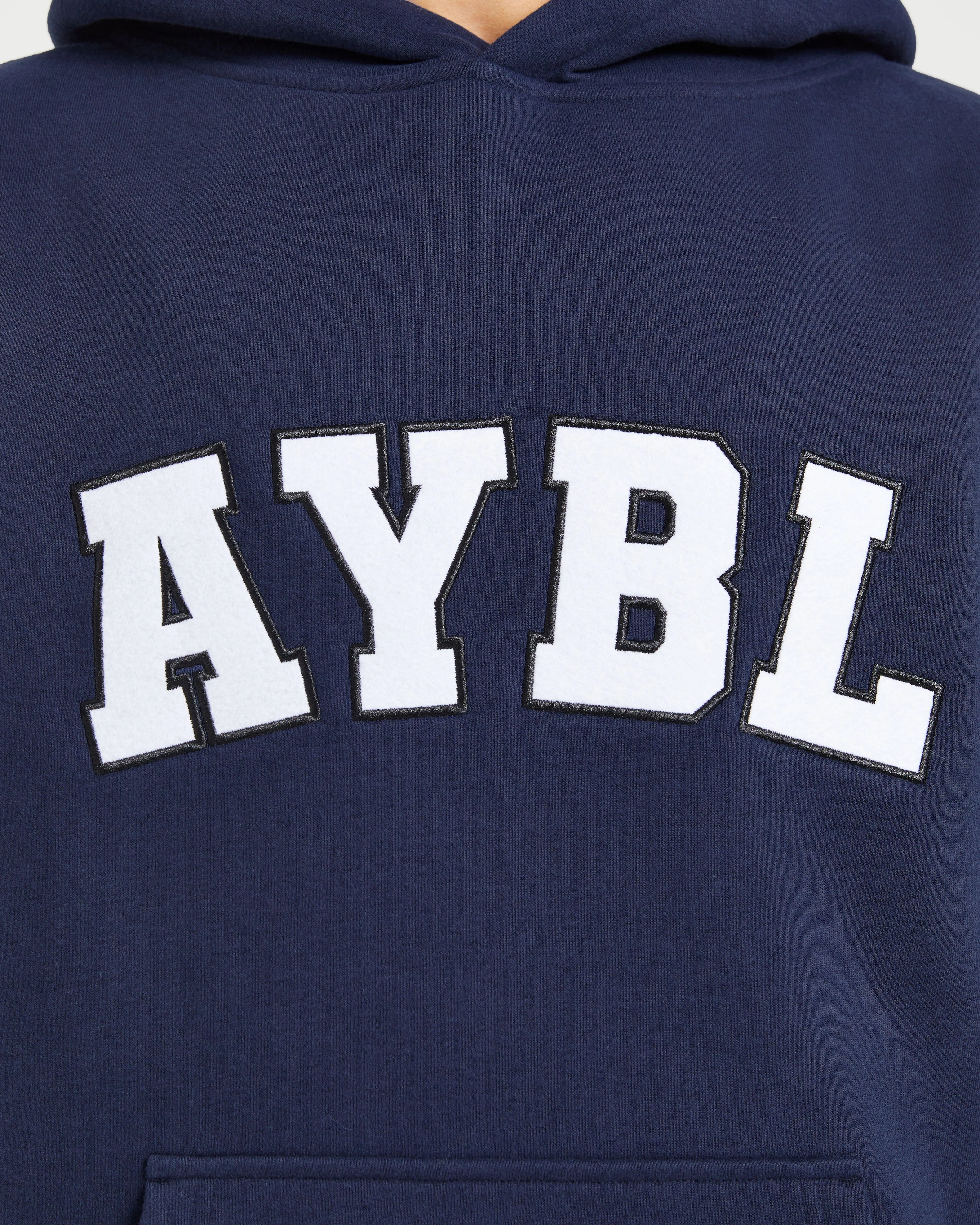 Varsity 2.0 Oversized Hoodie - Navy - Image 5