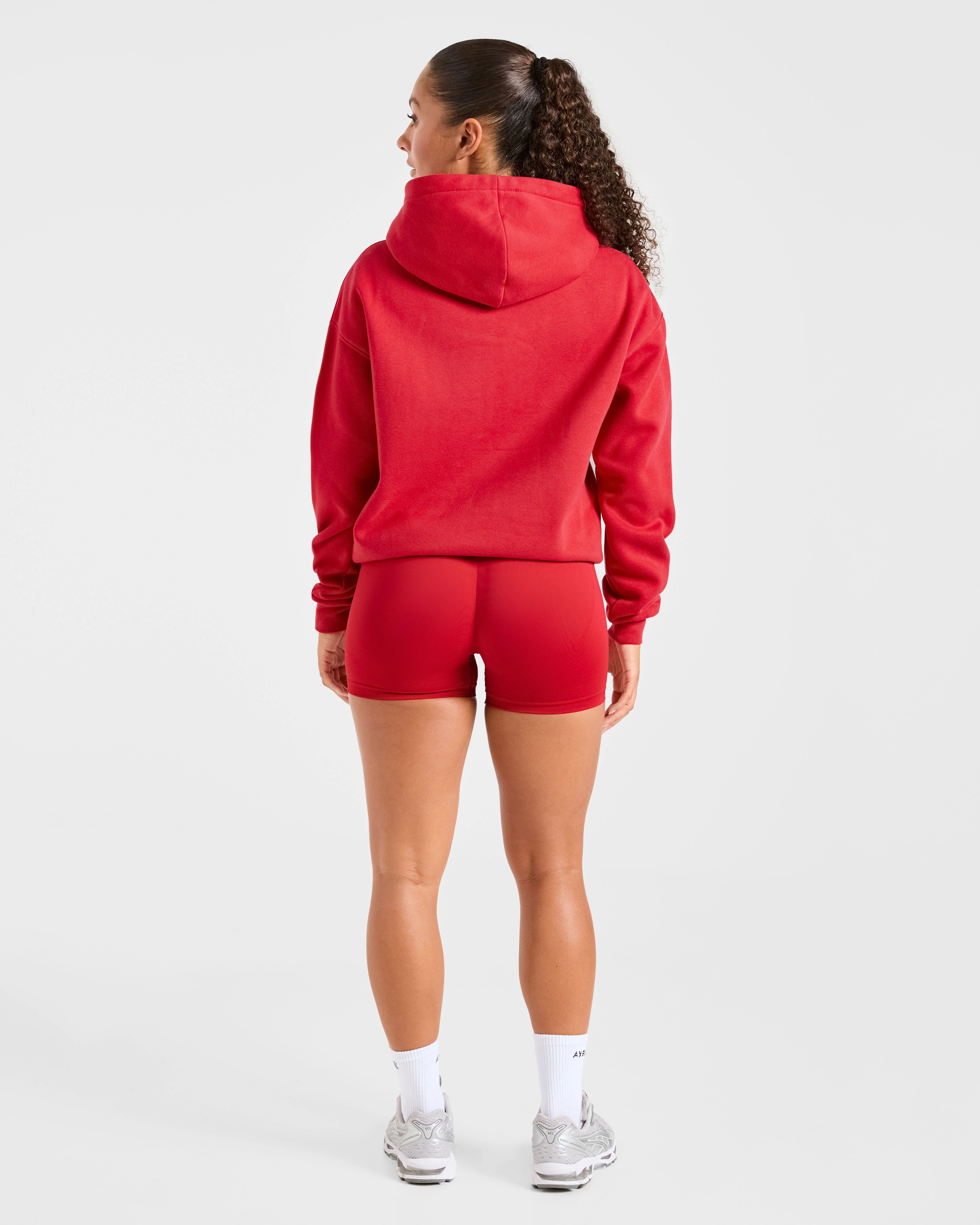 Varsity 2.0 Oversized Hoodie - Rouge - Image 4